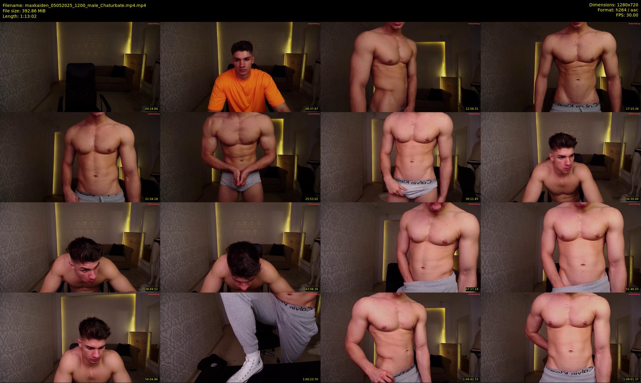 maxkaiden — 74 minute Chaturbate male cam show recording, 720p, May 5, 2025
