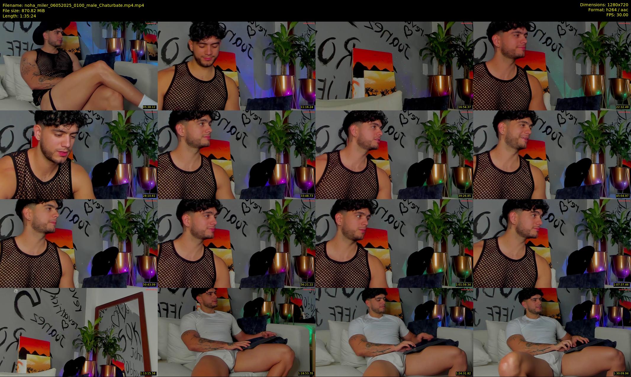 noha_miler — 96 minute Chaturbate male cam show recording, 720p, May 6, 2025