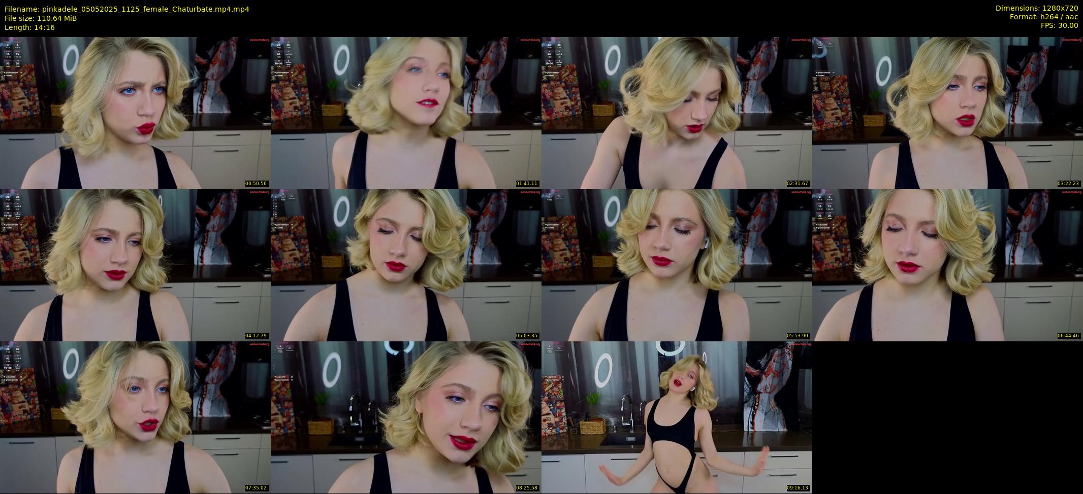 pinkadele — 15 minute Chaturbate female cam show recording, 720p, May 5, 2025