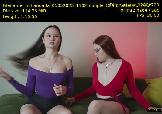 richandalfa — 77 minute Chaturbate couple cam show recording, 720p, May 5, 2025