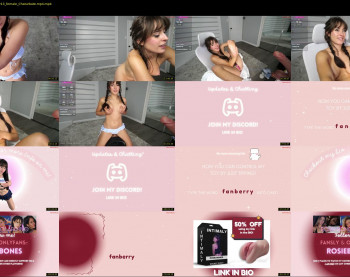 rosiebones — 116 minute Chaturbate female cam show recording, 720p, May 6, 2025