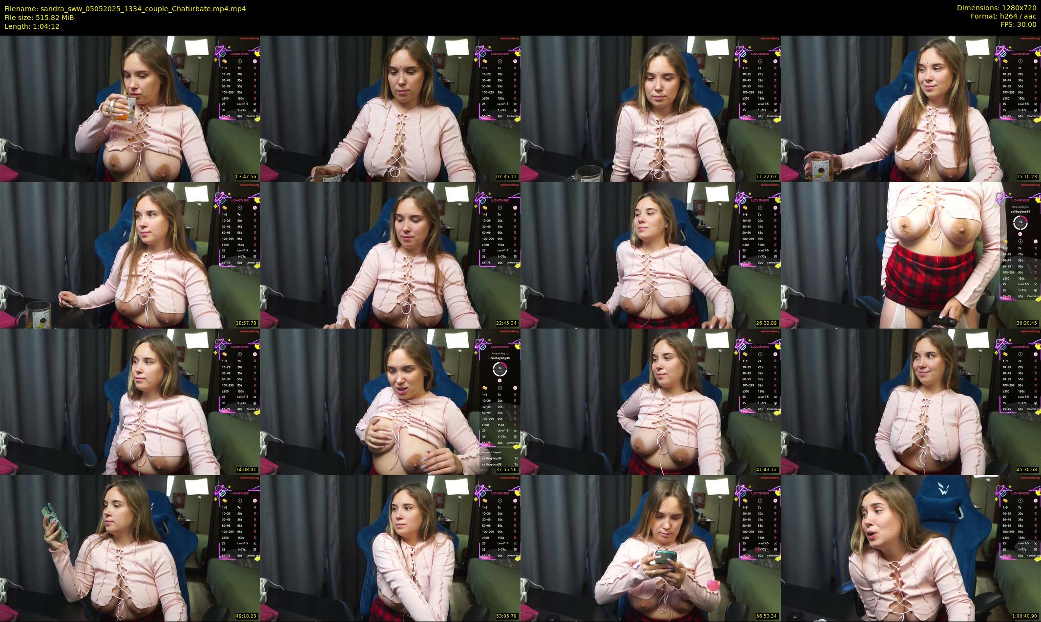 sandra_sww — 65 minute Chaturbate couple cam show recording, 720p, May 5, 2025