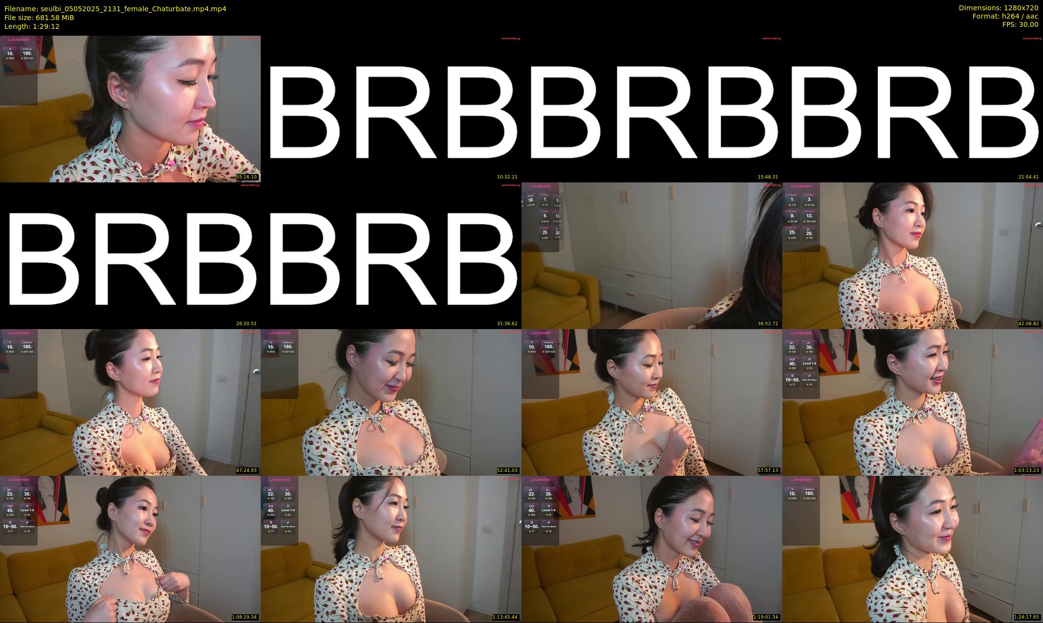 seulbi — 90 minute Chaturbate female cam show recording, 720p, May 5, 2025