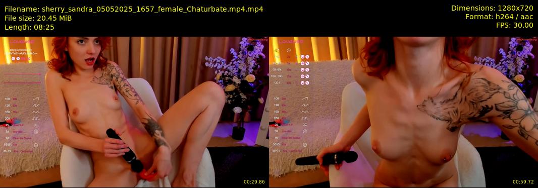 sherry_sandra — 9 minute Chaturbate female cam show recording, 720p, May 5, 2025