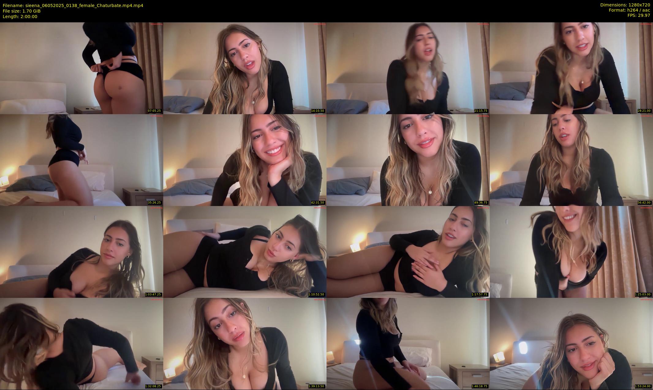 sieena — 120 minute Chaturbate female cam show recording, 720p, May 6, 2025