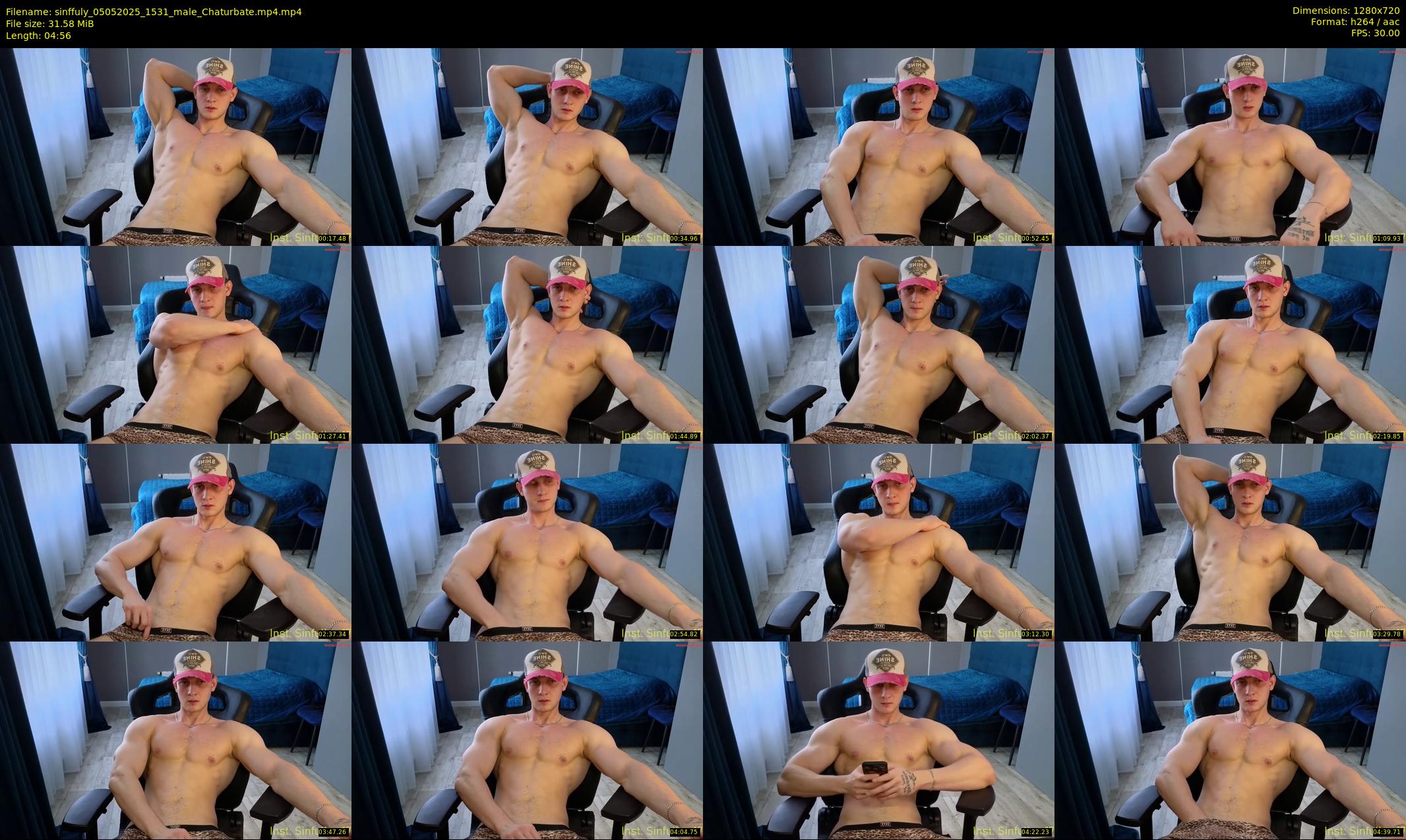 sinffuly — 5 minute Chaturbate male cam show recording, 720p, May 5, 2025