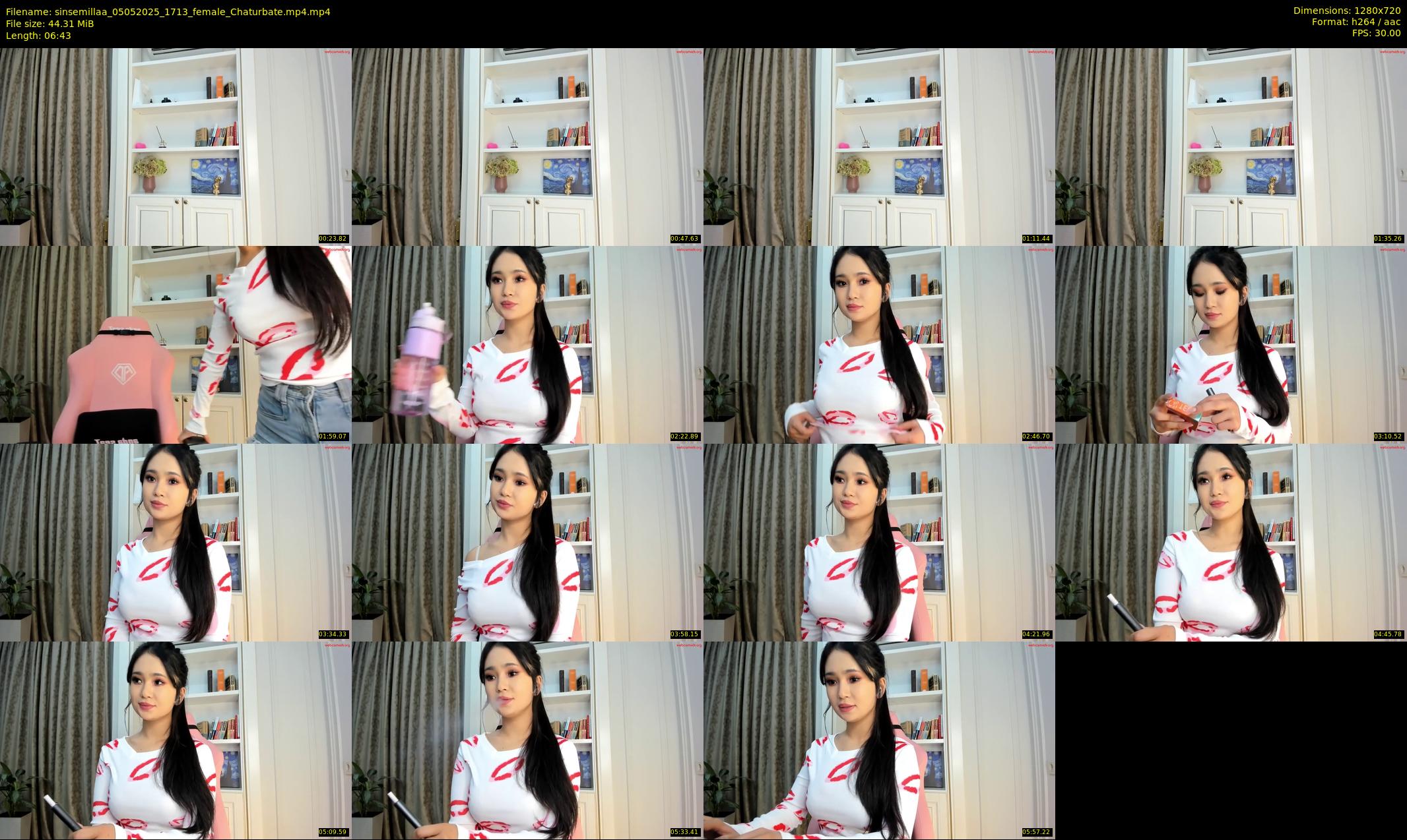 sinsemillaa — 7 minute Chaturbate female cam show recording, 720p, May 5, 2025