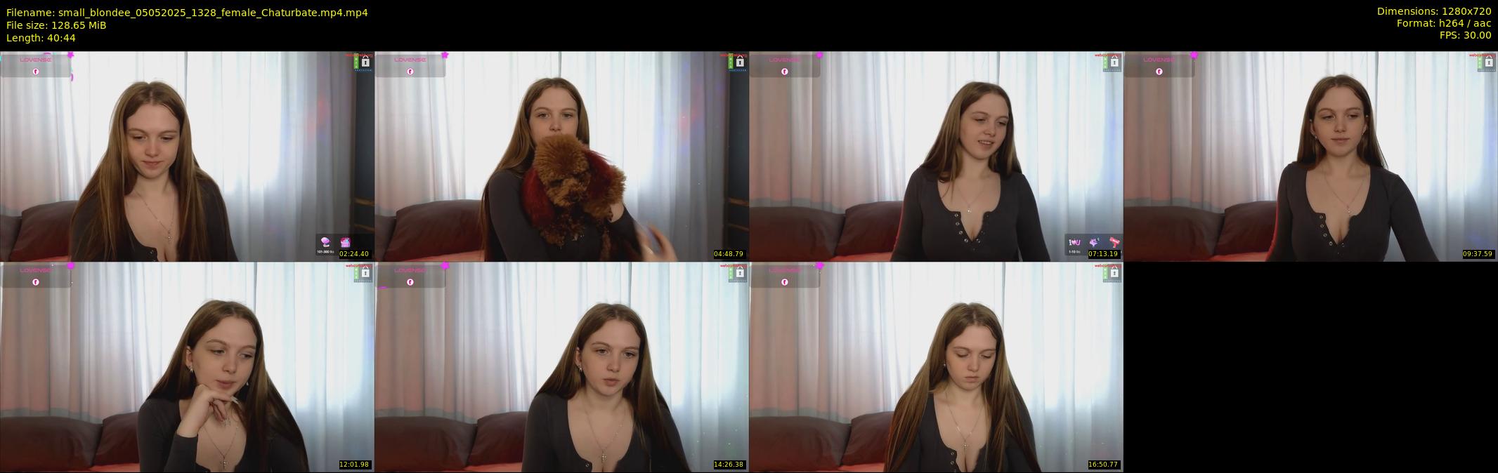 small_blondee — 41 minute Chaturbate female cam show recording, 720p, May 5, 2025