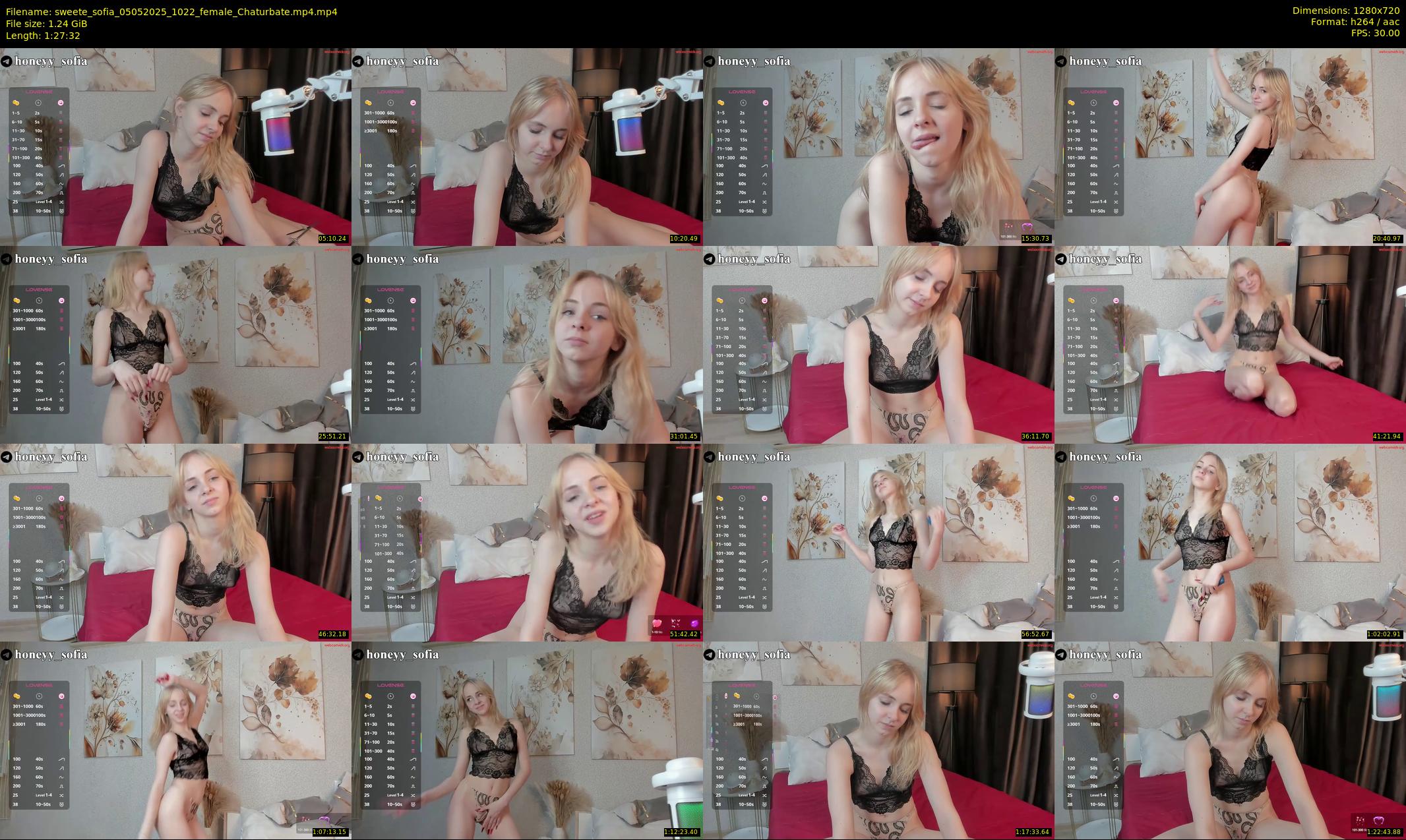 sweete_sofia — 88 minute Chaturbate female cam show recording, 720p, May 5, 2025