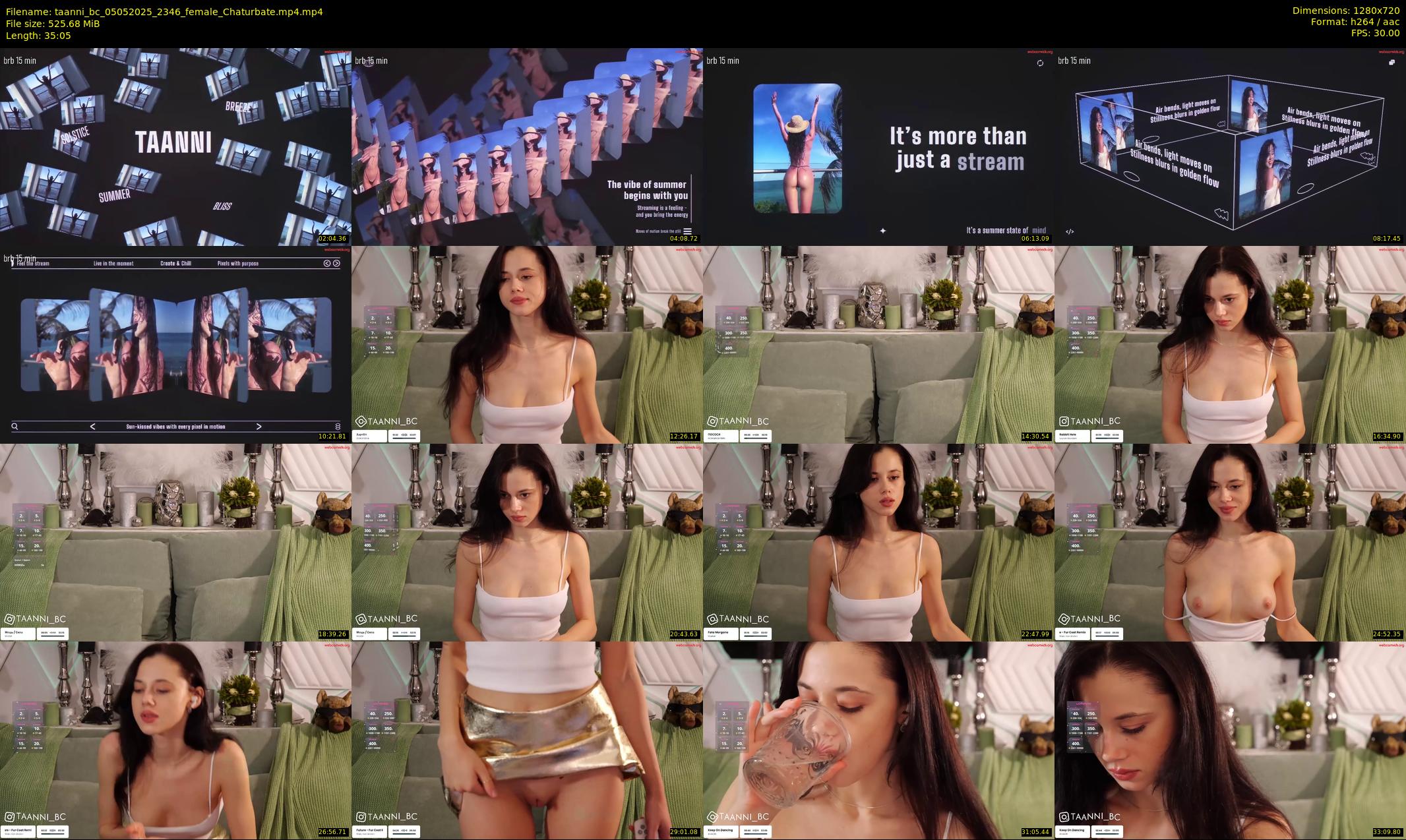 taanni_bc — 36 minute Chaturbate female cam show recording, 720p, May 5, 2025