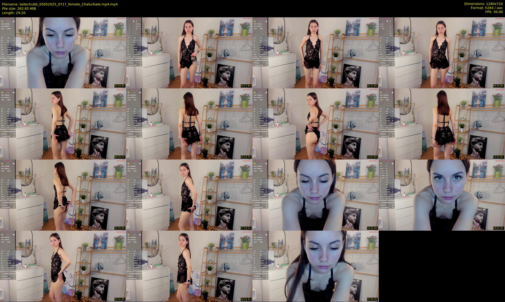 taitechubb — 30 minute Chaturbate female cam show recording, 720p, May 5, 2025
