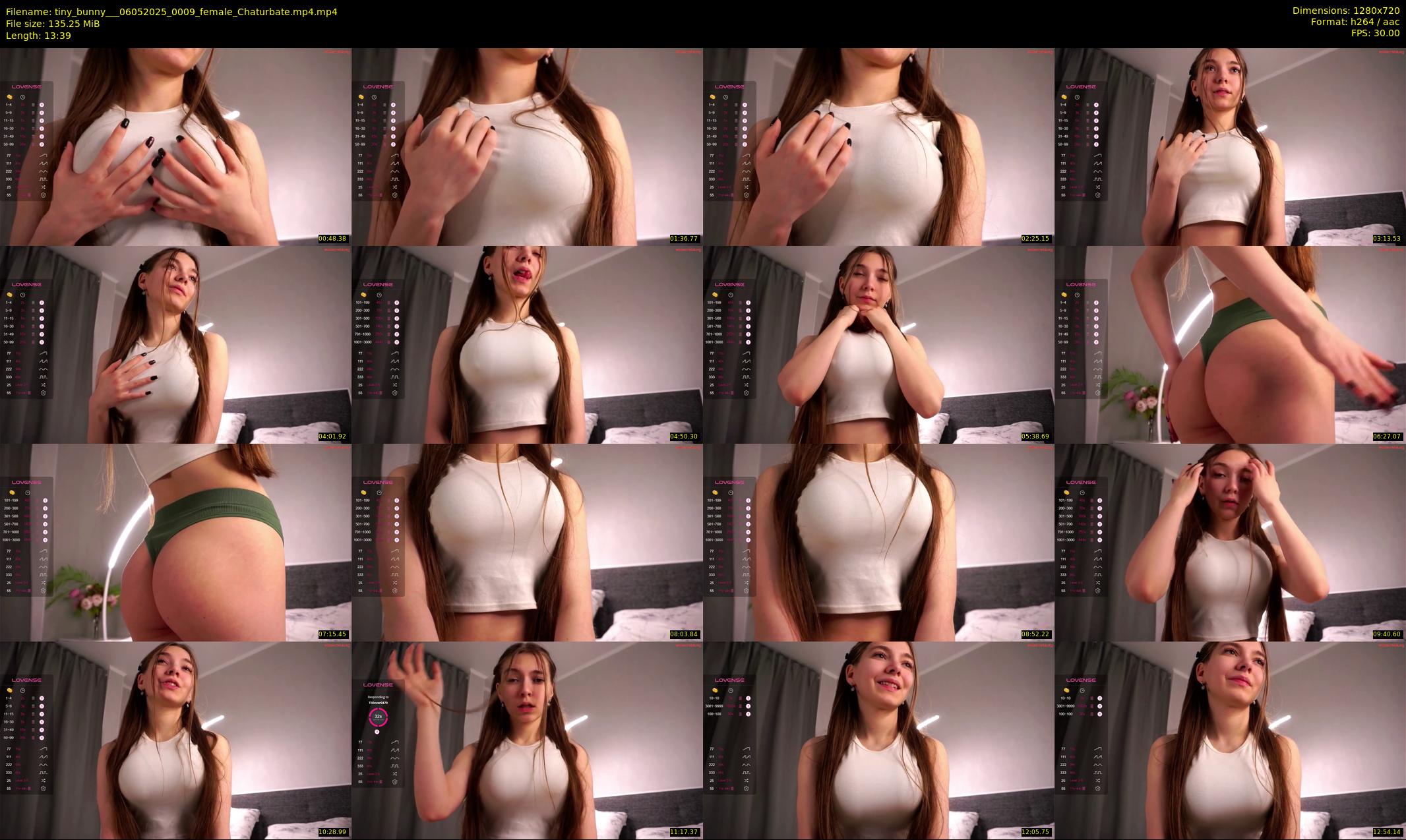 tiny_bunny__ — 14 minute Chaturbate female cam show recording, 720p, May 6, 2025