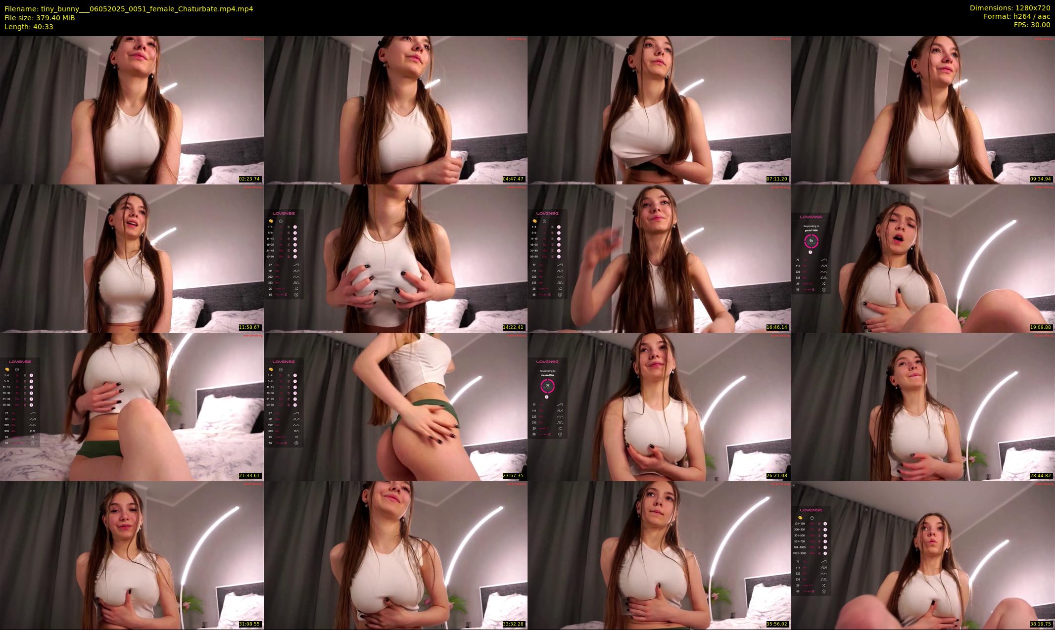 tiny_bunny__ — 41 minute Chaturbate female cam show recording, 720p, May 6, 2025