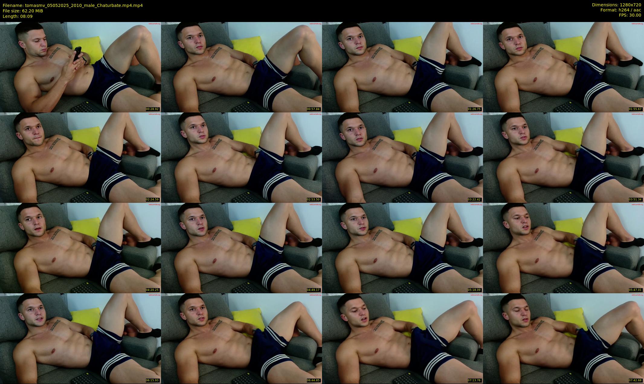 tomasmv — 9 minute Chaturbate male cam show recording, 720p, May 5, 2025