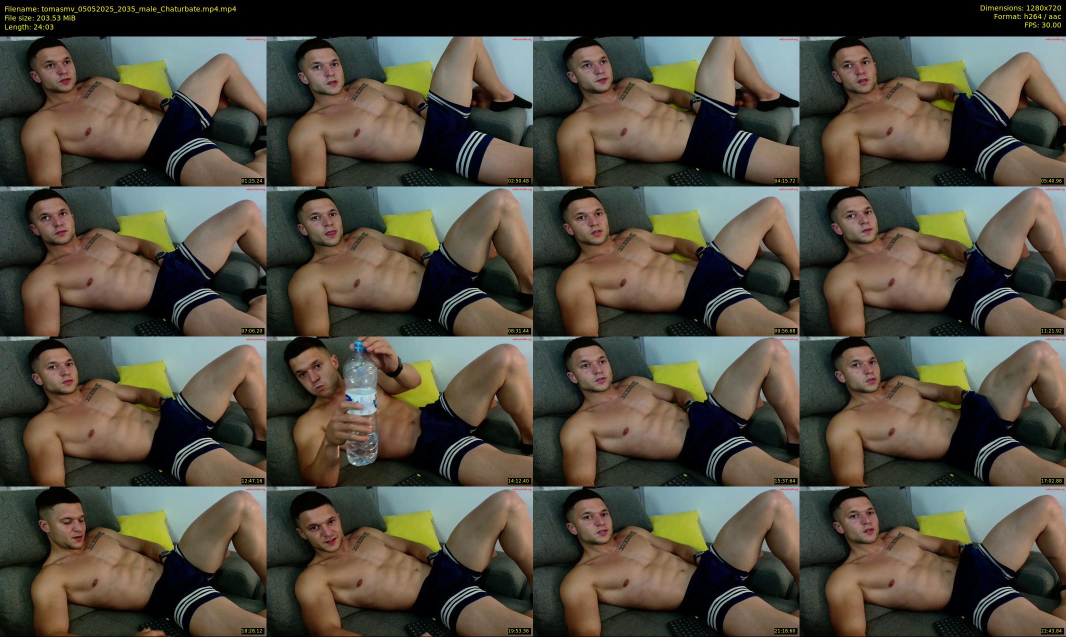 tomasmv — 25 minute Chaturbate male cam show recording, 720p, May 5, 2025