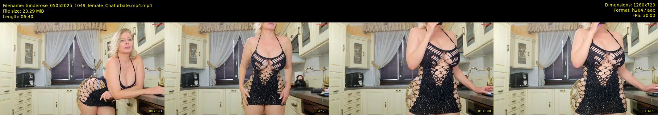 tunderose — 7 minute Chaturbate female cam show recording, 720p, May 5, 2025