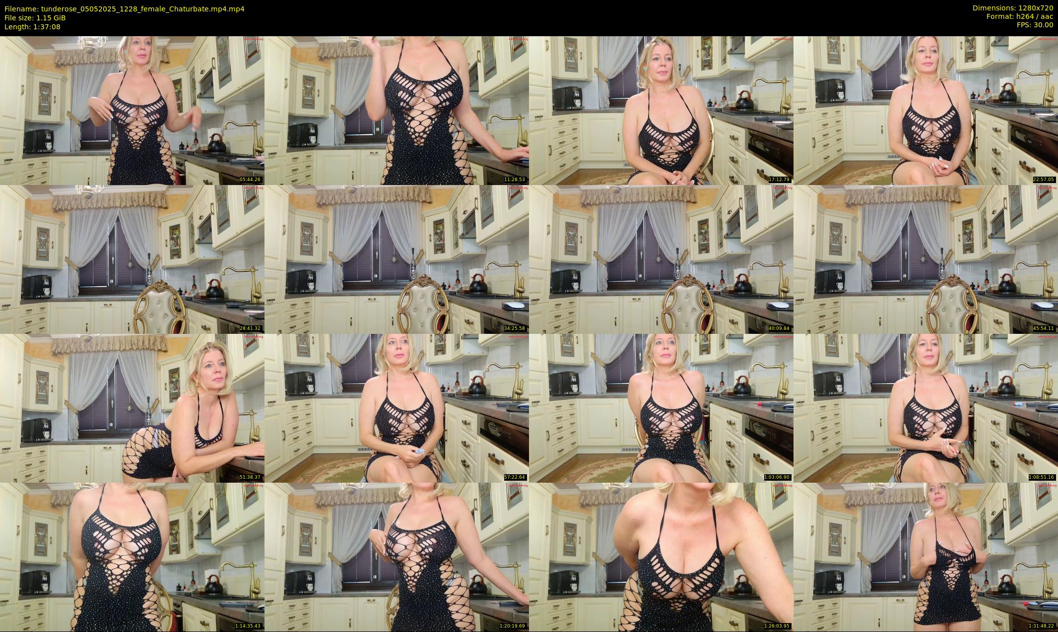 tunderose — 98 minute Chaturbate female cam show recording, 720p, May 5, 2025