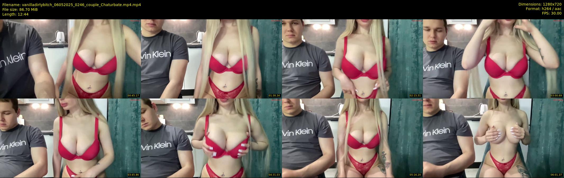 vanilladirtybitch — 13 minute Chaturbate couple cam show recording, 720p, May 6, 2025