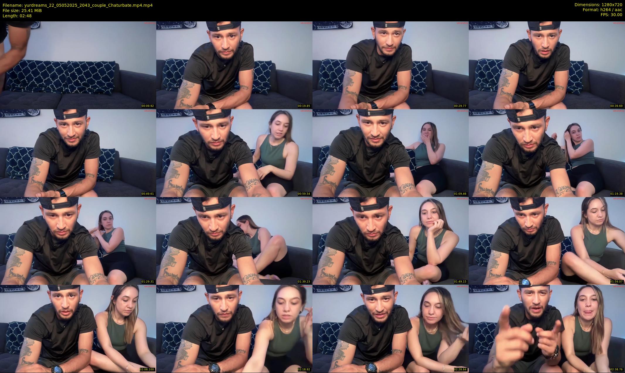 yurdreams_22 — 3 minute Chaturbate couple cam show recording, 720p, May 5, 2025
