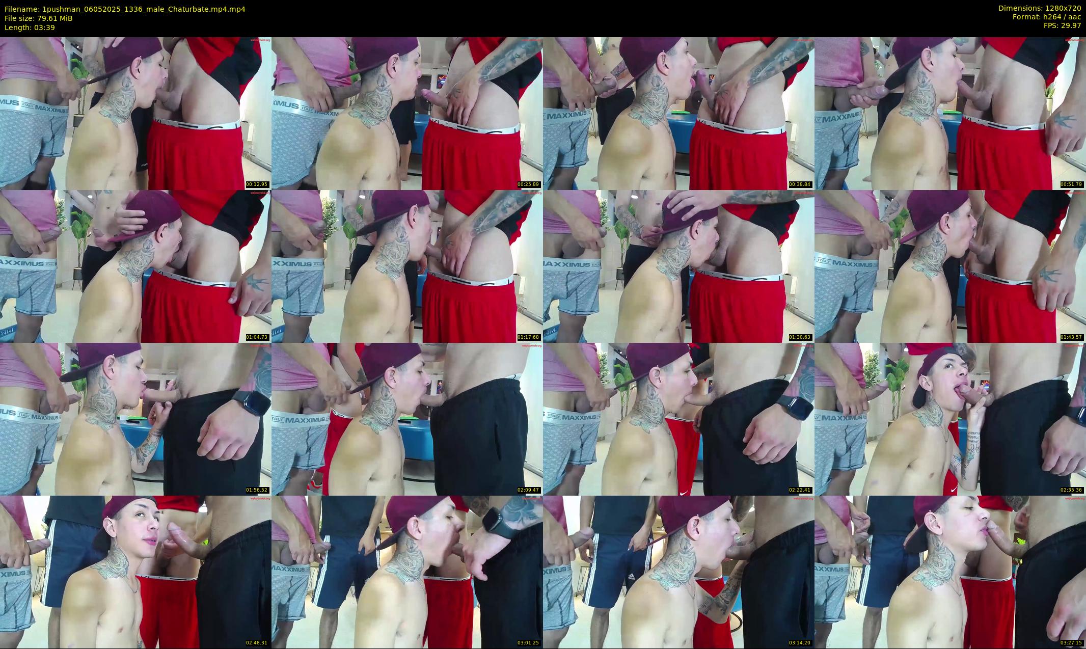 1pushman — 4 minute Chaturbate male cam show recording, 720p, May 6, 2025