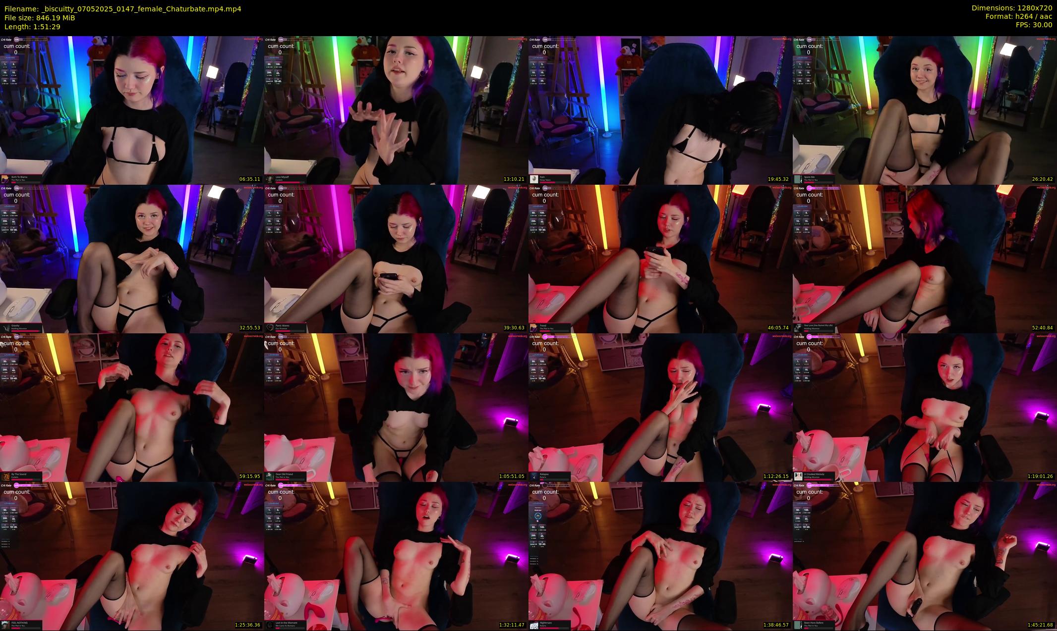 _biscuitty — 112 minute Chaturbate female cam show recording, 720p, May 7, 2025