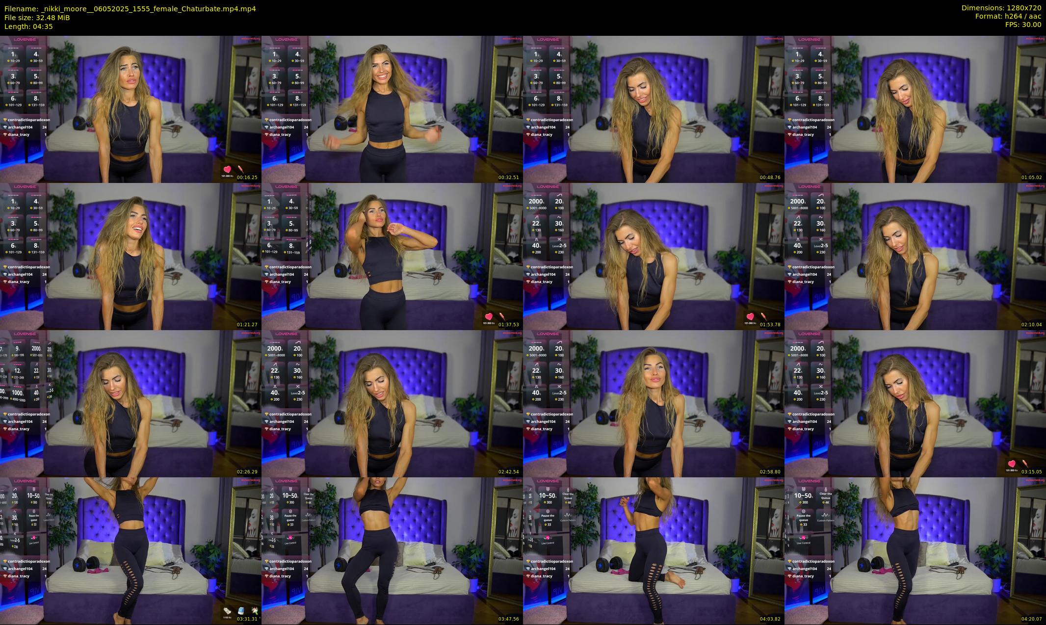 _nikki_moore_ — 5 minute Chaturbate female cam show recording, 720p, May 6, 2025