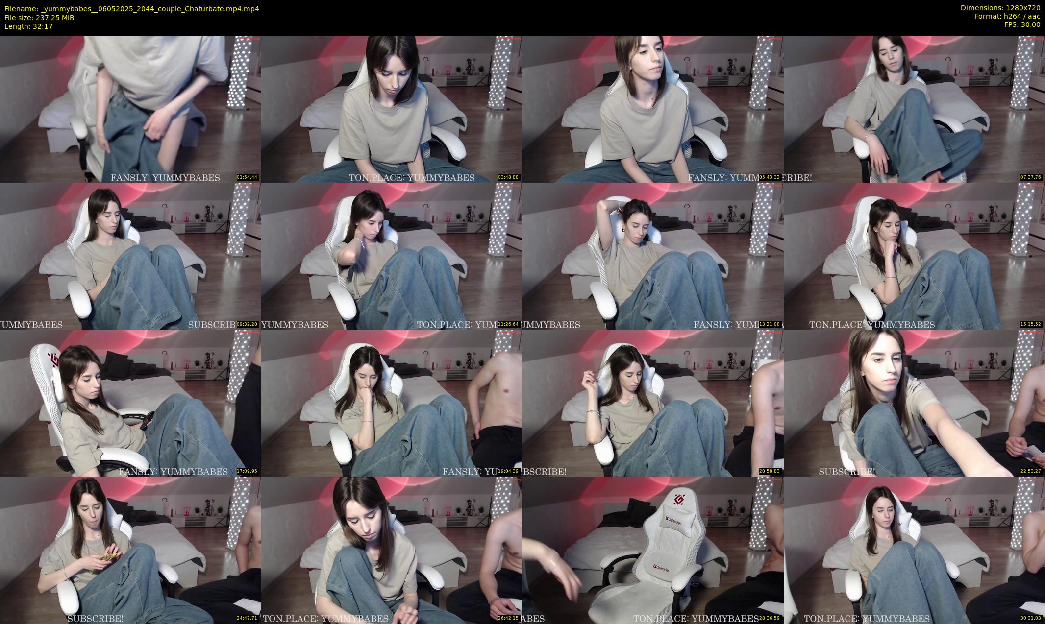 _yummybabes_ — 33 minute Chaturbate couple cam show recording, 720p, May 6, 2025
