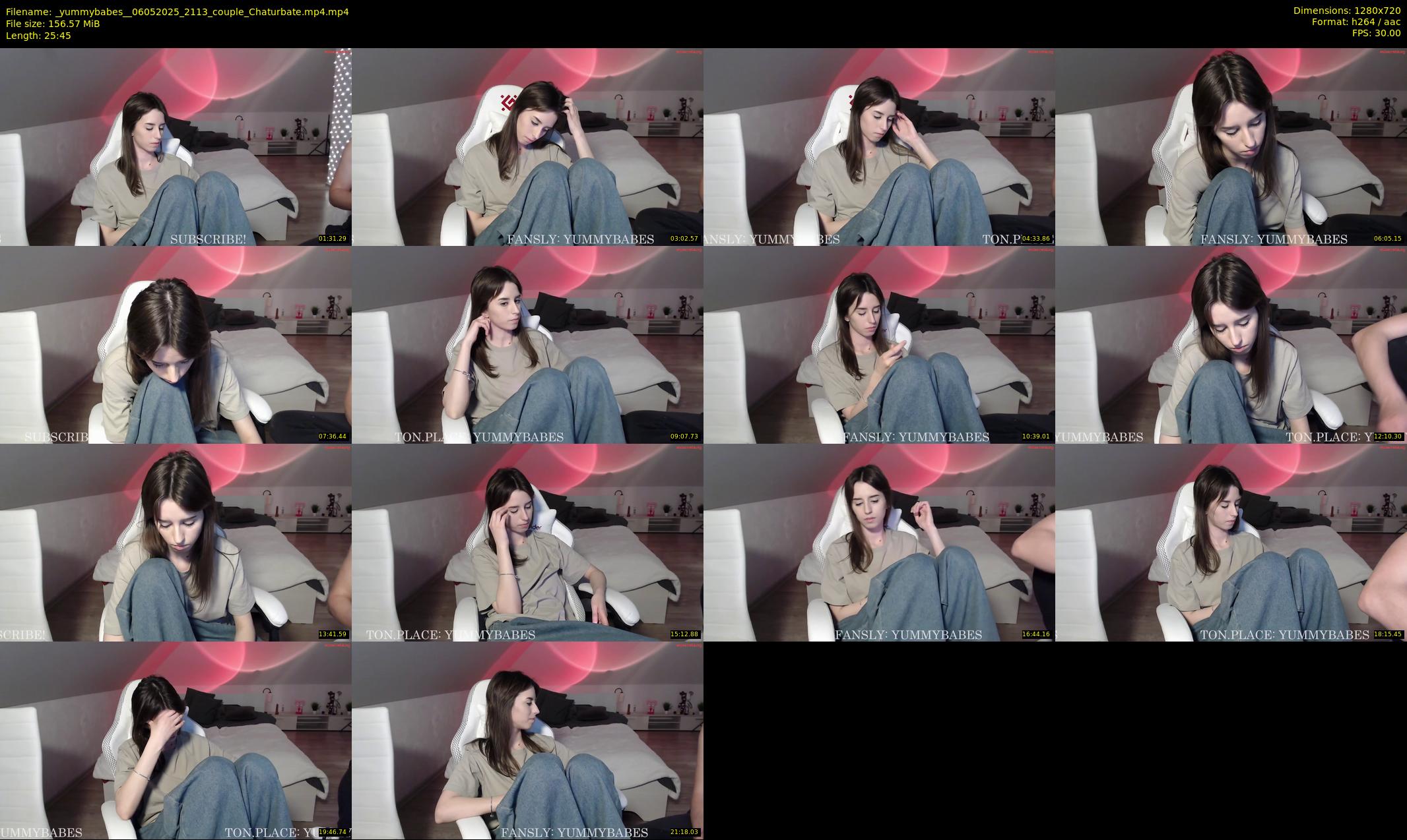 _yummybabes_ — 26 minute Chaturbate couple cam show recording, 720p, May 6, 2025