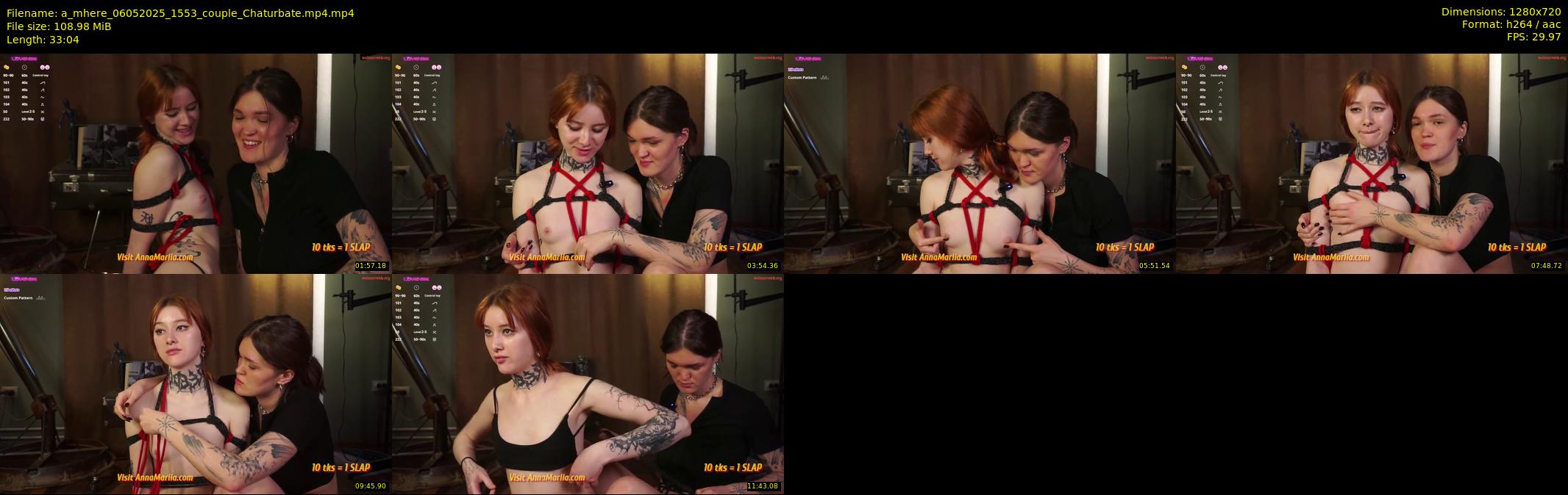 a_mhere — 34 minute Chaturbate couple cam show recording, 720p, May 6, 2025