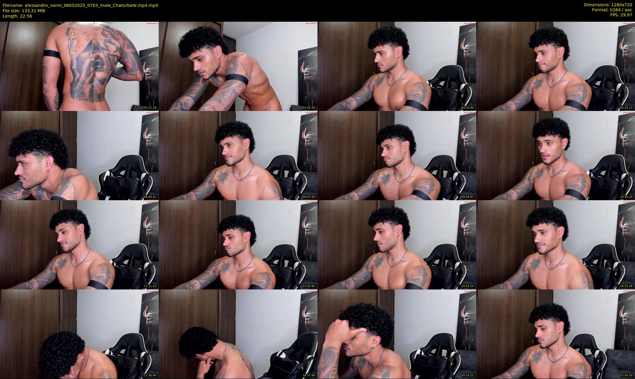 alessandro_vanni — 23 minute Chaturbate male cam show recording, 720p, May 6, 2025