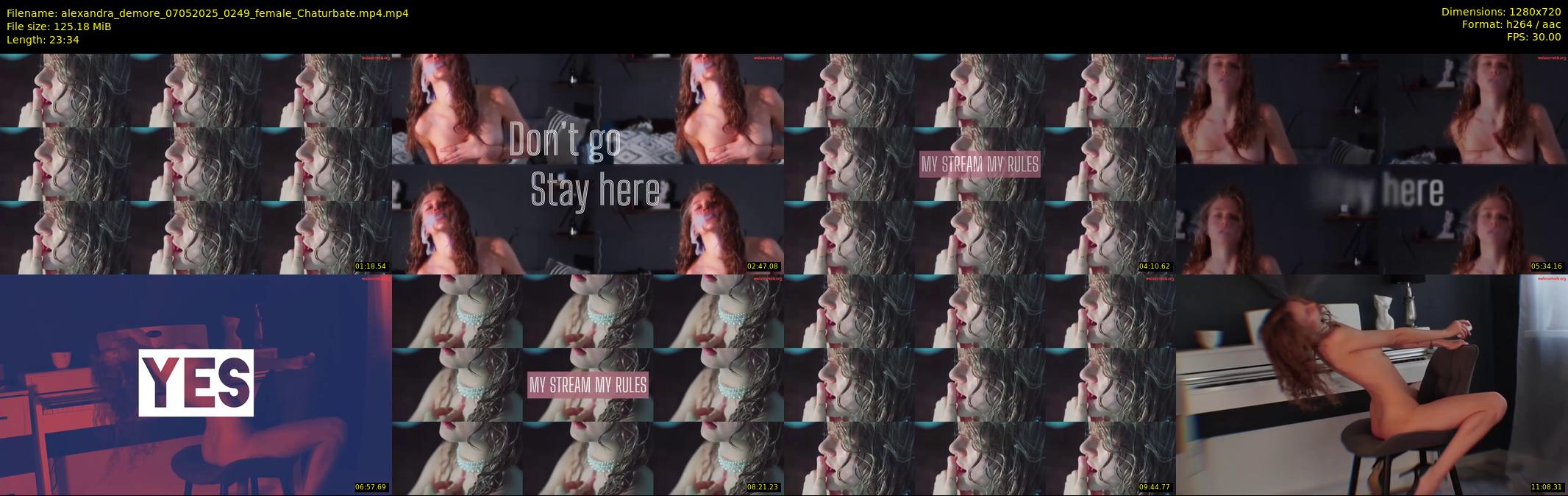 alexandra_demore — 24 minute Chaturbate female cam show recording, 720p, May 7, 2025