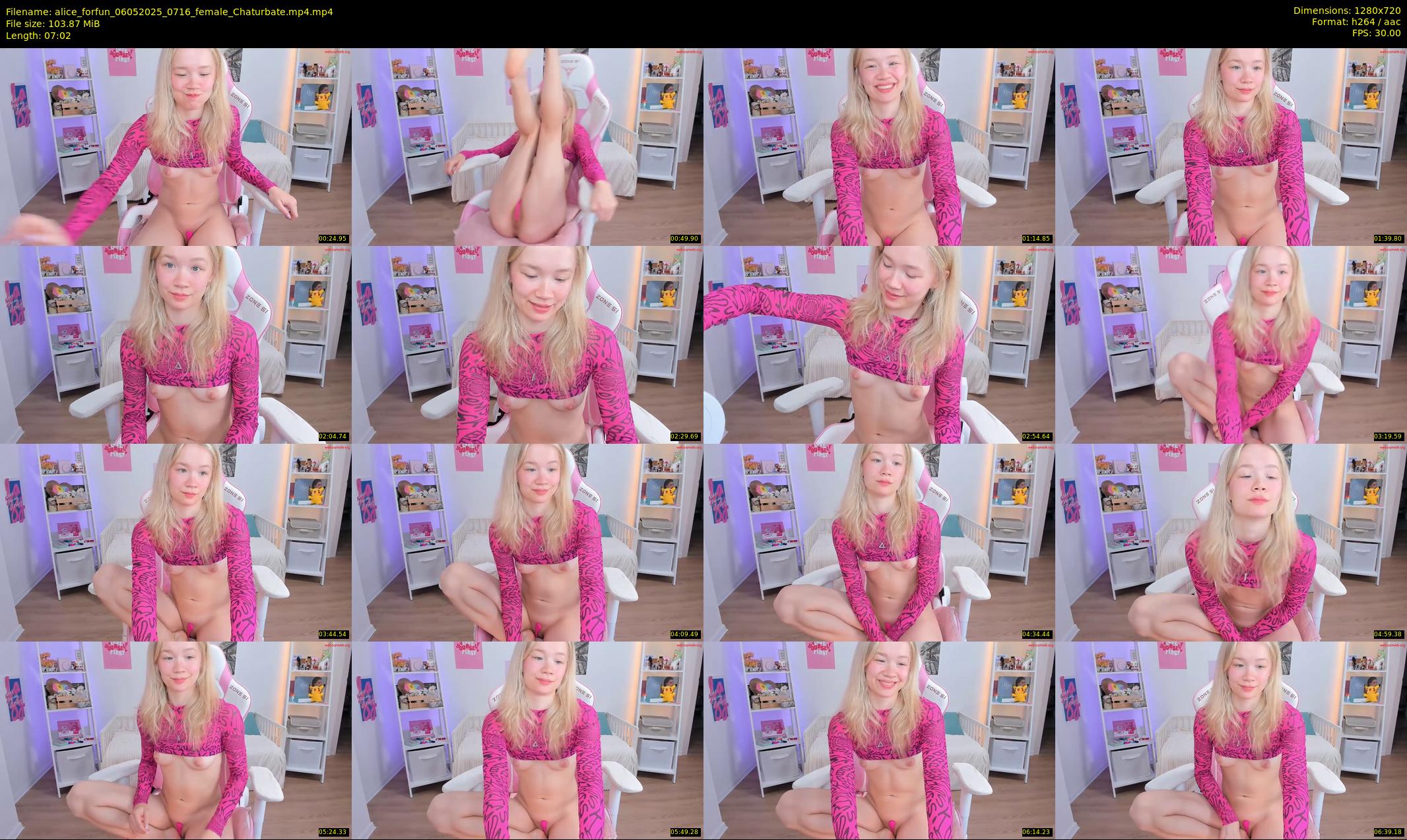 alice_forfun — 8 minute Chaturbate female cam show recording, 720p, May 6, 2025