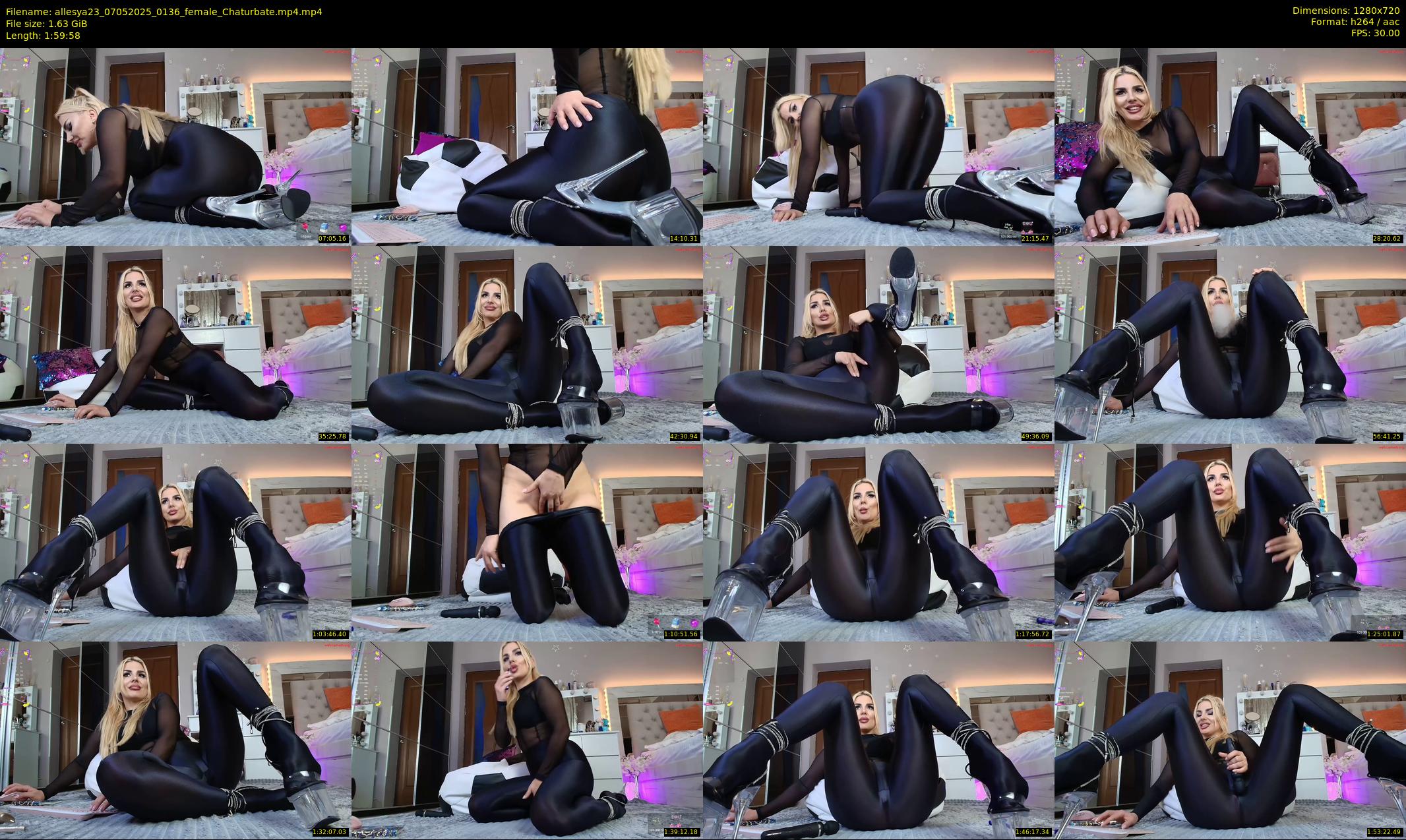allesya23 — 120 minute Chaturbate female cam show recording, 720p, May 7, 2025