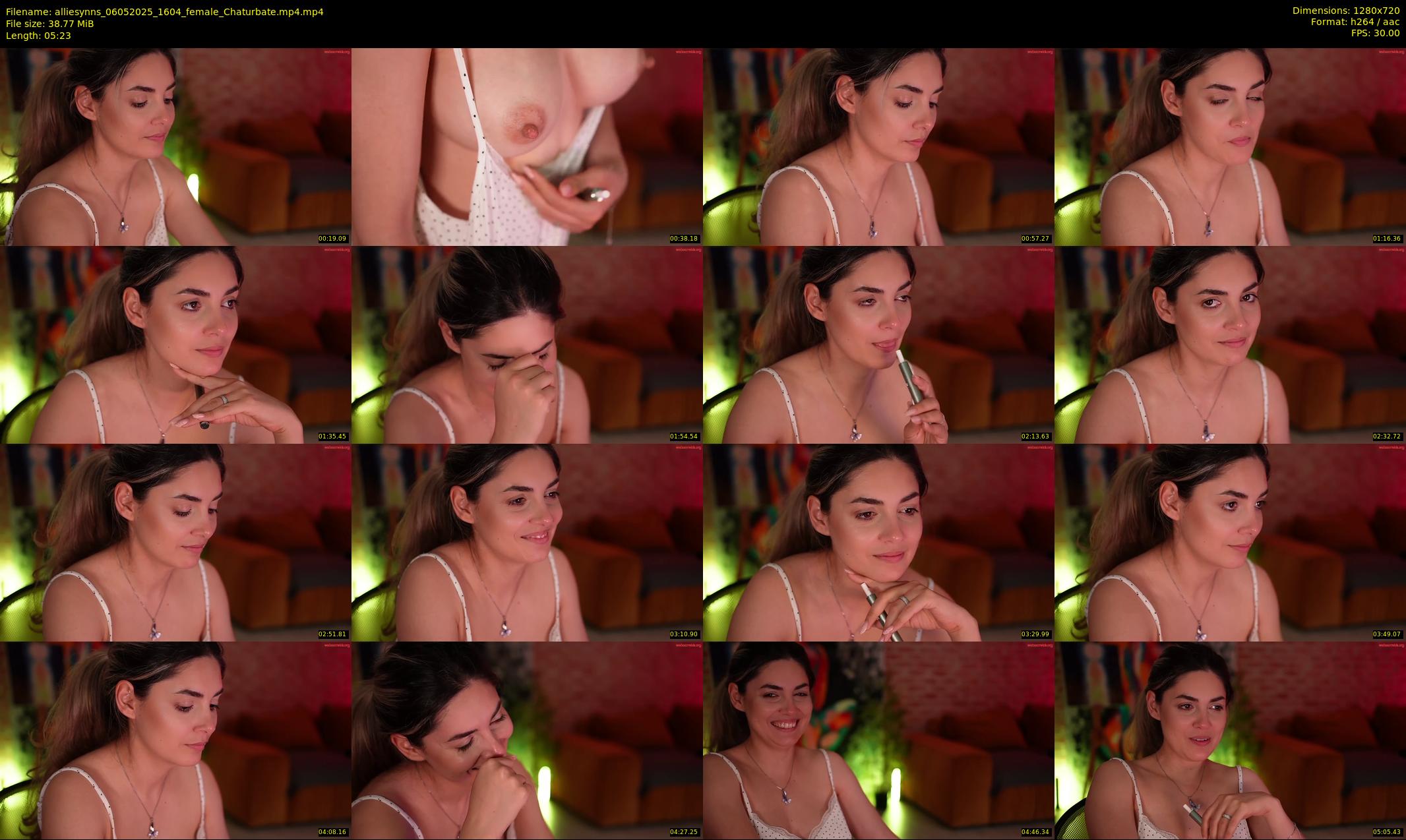 alliesynns — 6 minute Chaturbate female cam show recording, 720p, May 6, 2025