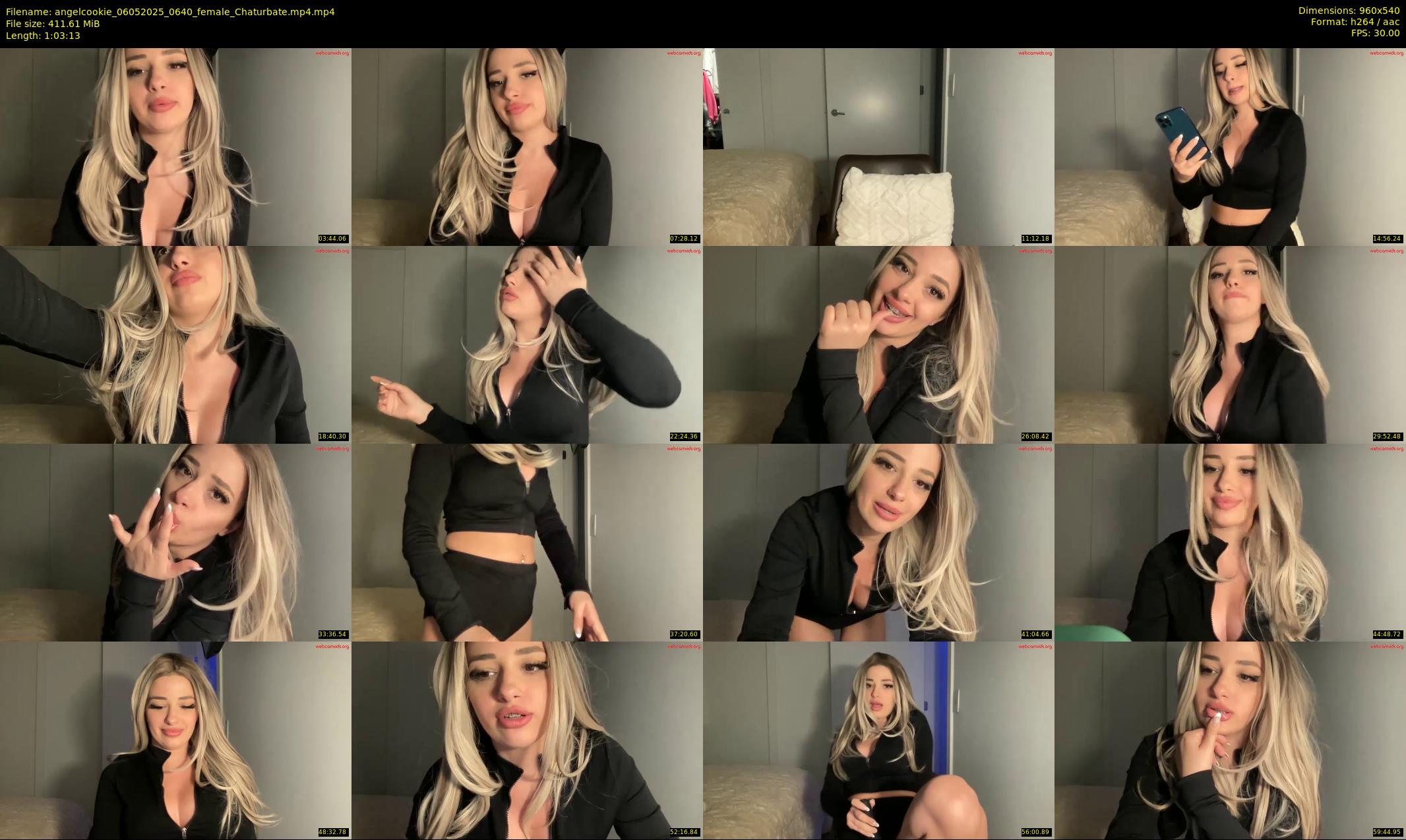angelcookie — 64 minute Chaturbate female cam show recording, 480p, May 6, 2025