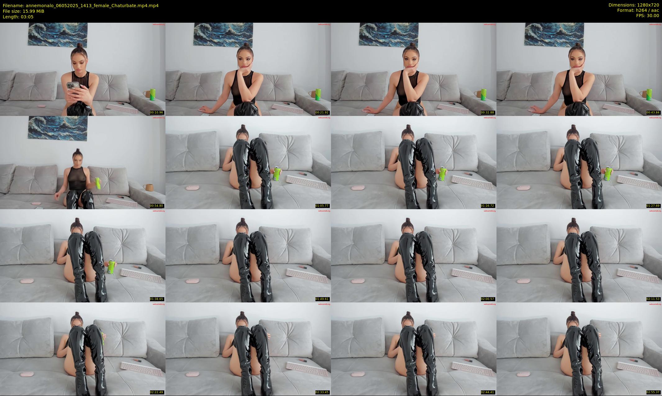 annemonalo — 4 minute Chaturbate female cam show recording, 720p, May 6, 2025