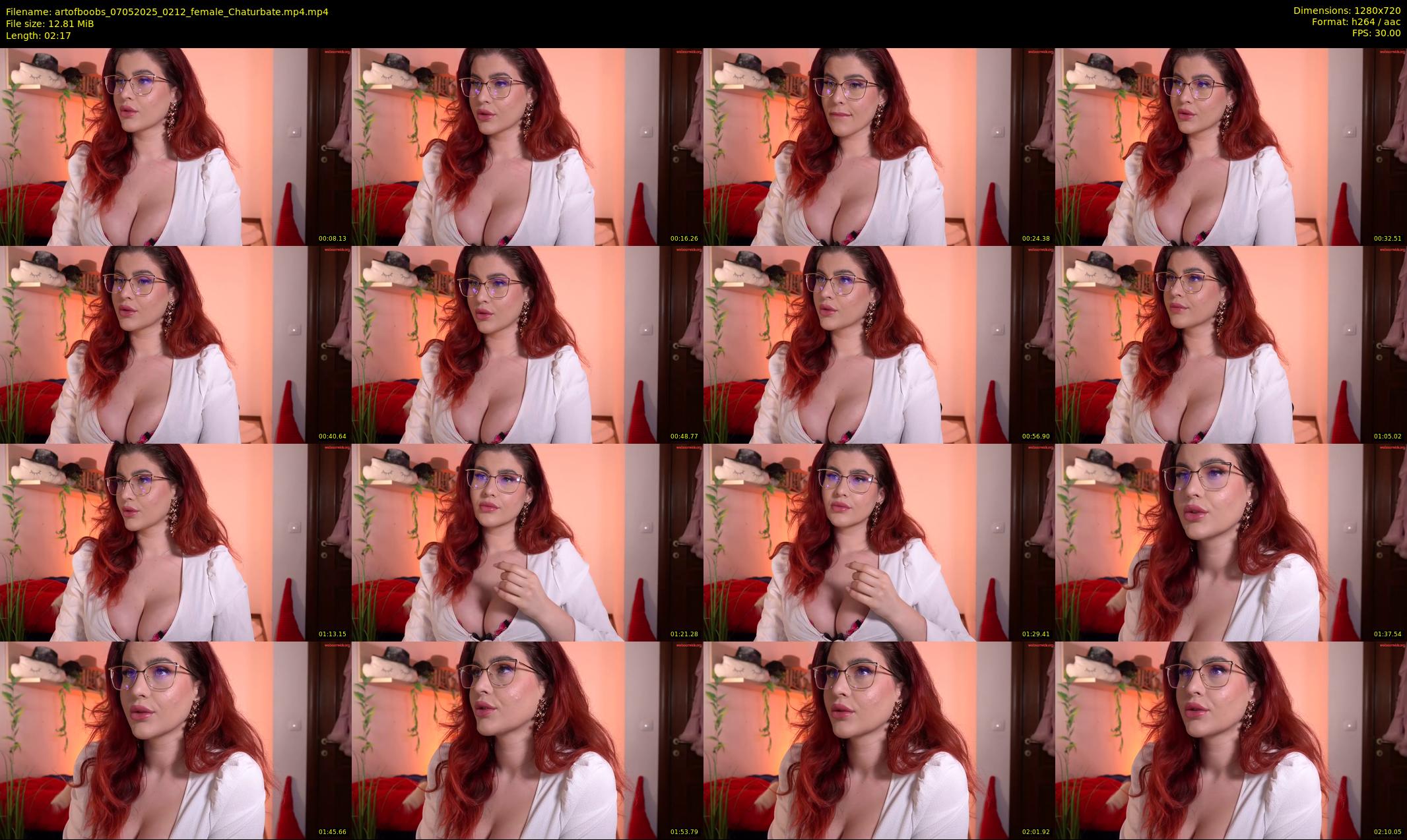 artofboobs — 3 minute Chaturbate female cam show recording, 720p, May 7, 2025