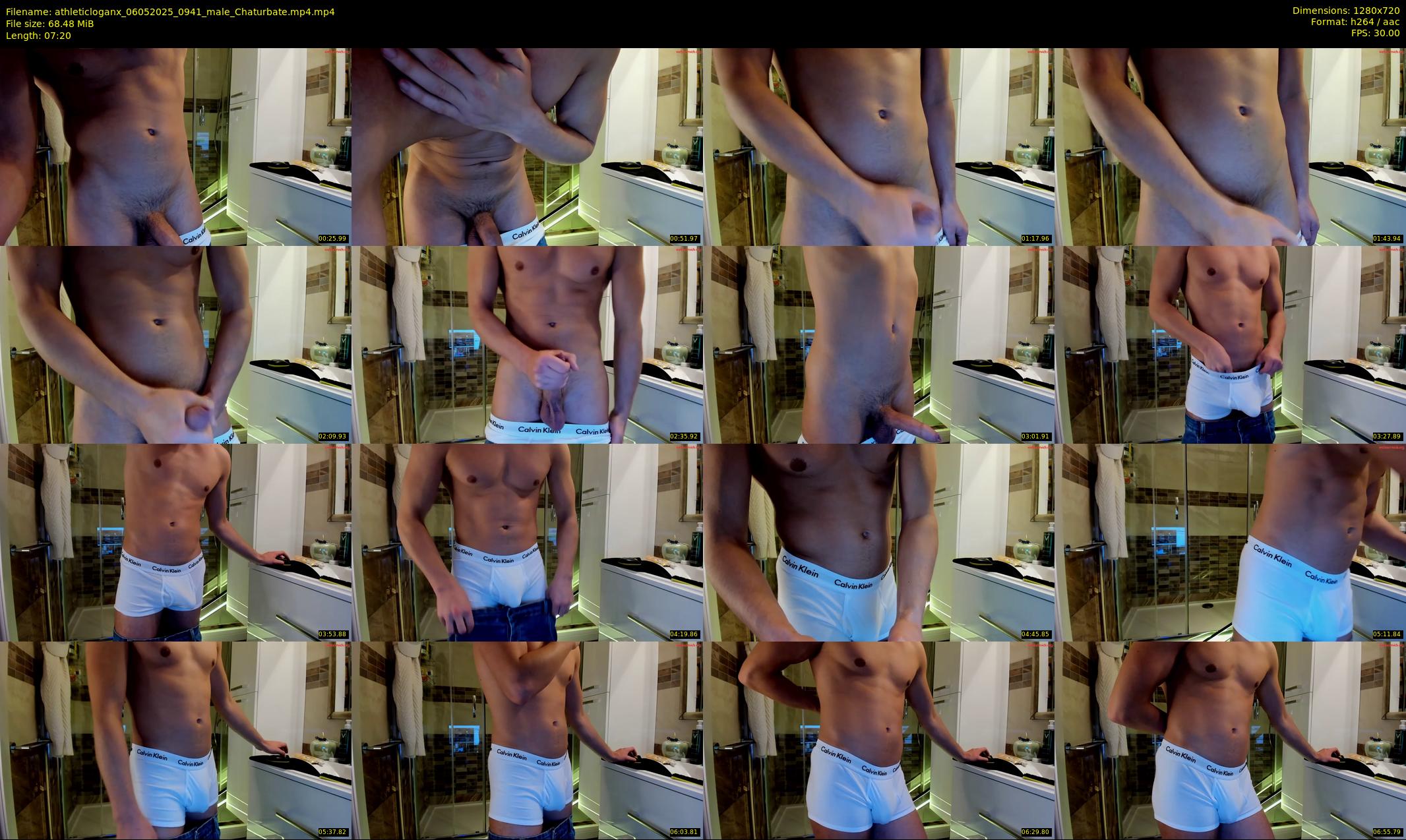 athleticloganx — 8 minute Chaturbate male cam show recording, 720p, May 6, 2025
