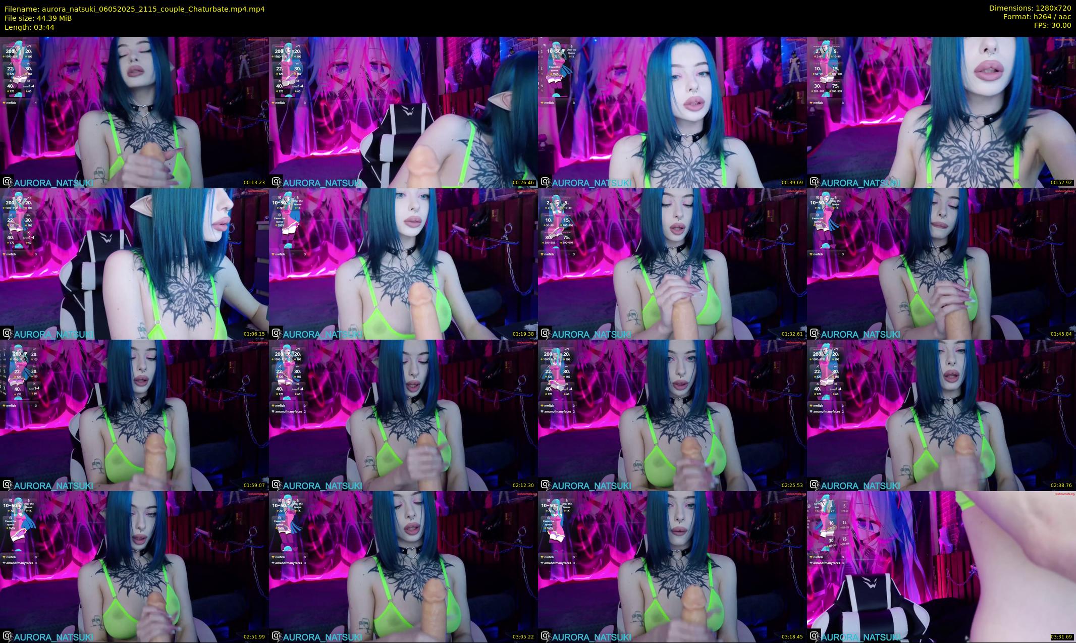 aurora_natsuki — 4 minute Chaturbate couple cam show recording, 720p, May 6, 2025