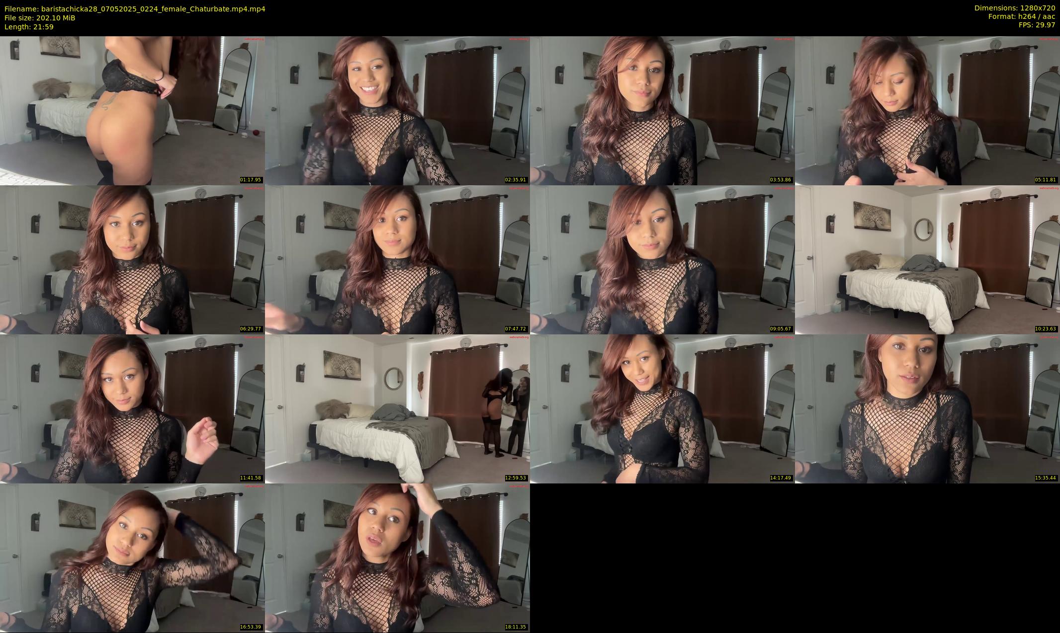 baristachicka28 — 22 minute Chaturbate female cam show recording, 720p, May 7, 2025