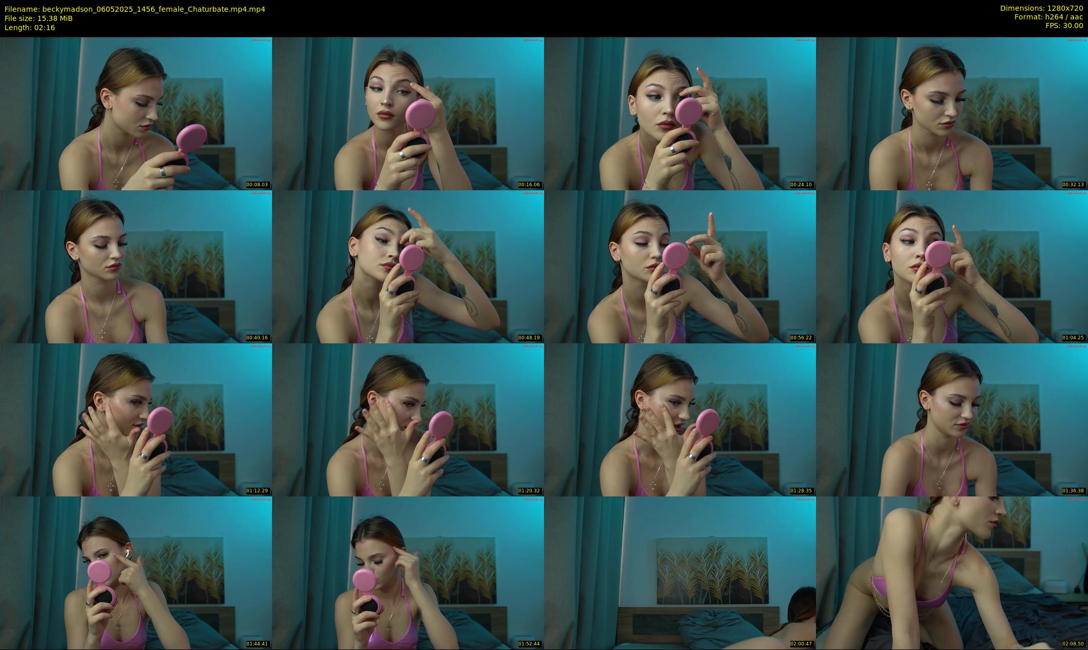 beckymadson — 3 minute Chaturbate female cam show recording, 720p, May 6, 2025