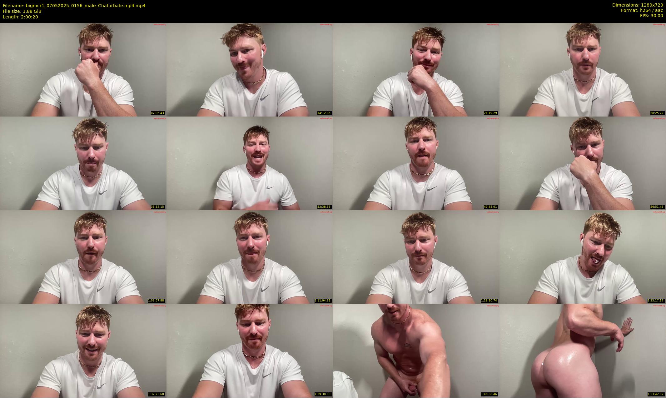 bigmcr1 — 121 minute Chaturbate male cam show recording, 720p, May 7, 2025
