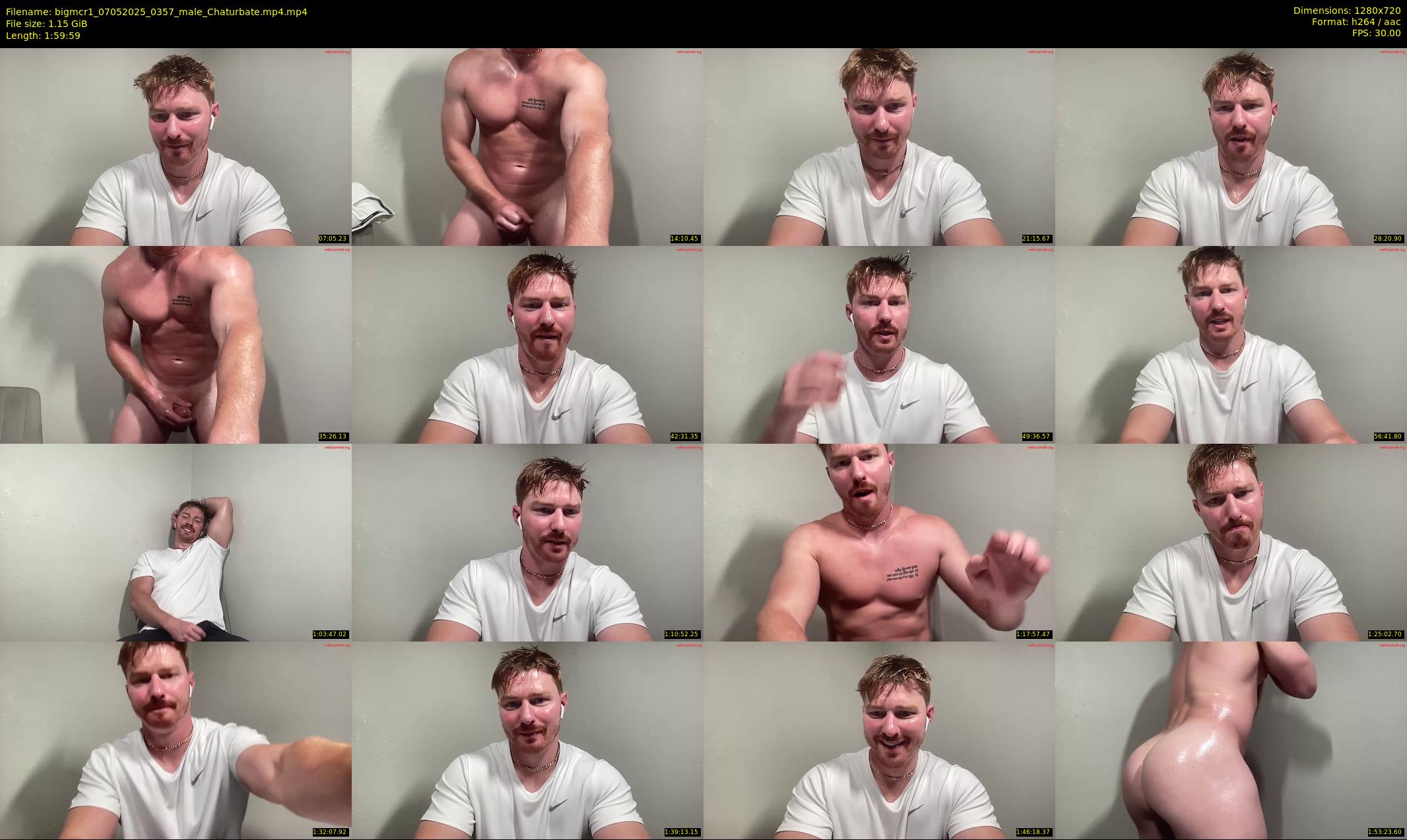 bigmcr1 — 120 minute Chaturbate male cam show recording, 720p, May 7, 2025