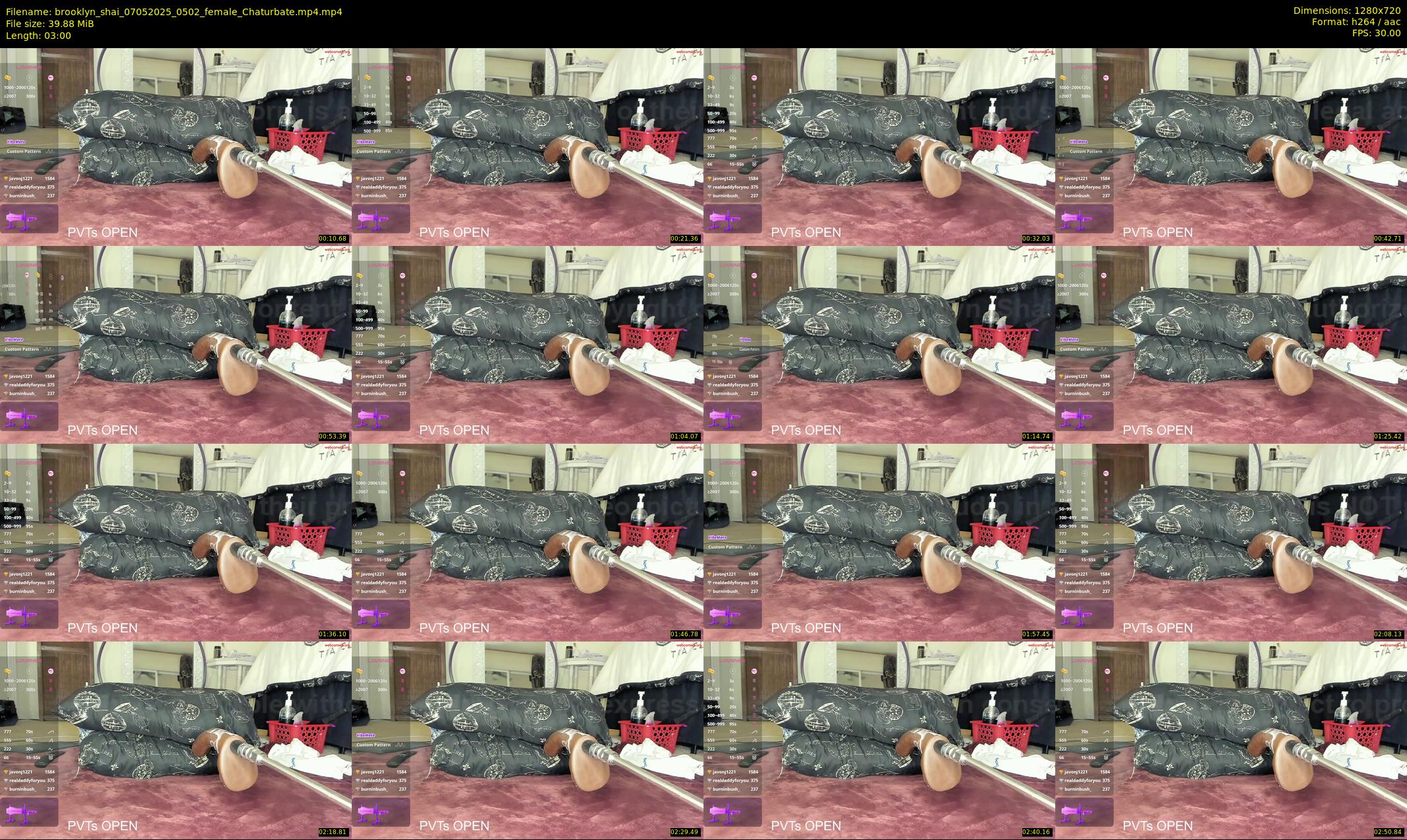 brooklyn_shai — 3 minute Chaturbate couple cam show recording, 720p, May 7, 2025