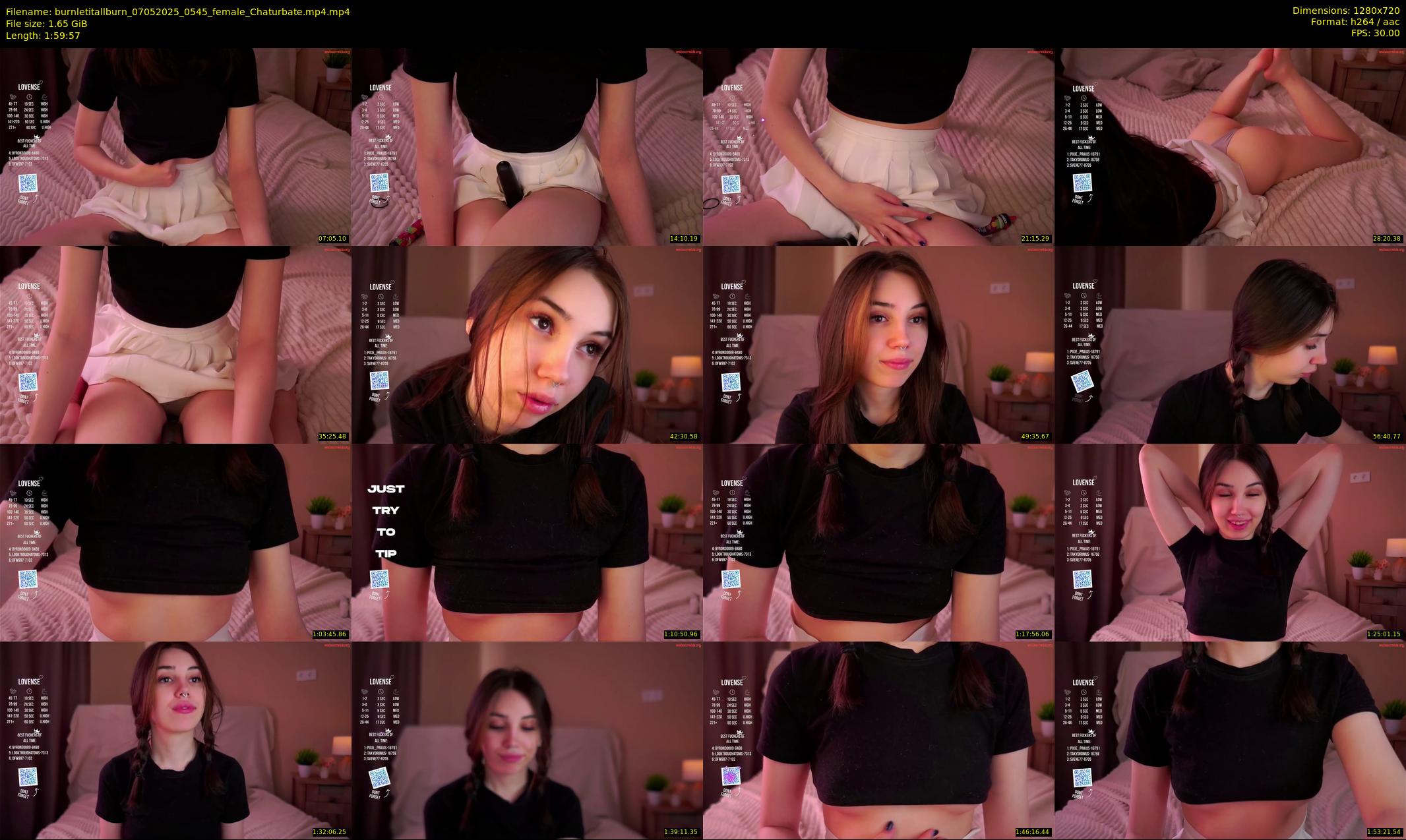 burnletitallburn — 120 minute Chaturbate female cam show recording, 720p, May 7, 2025