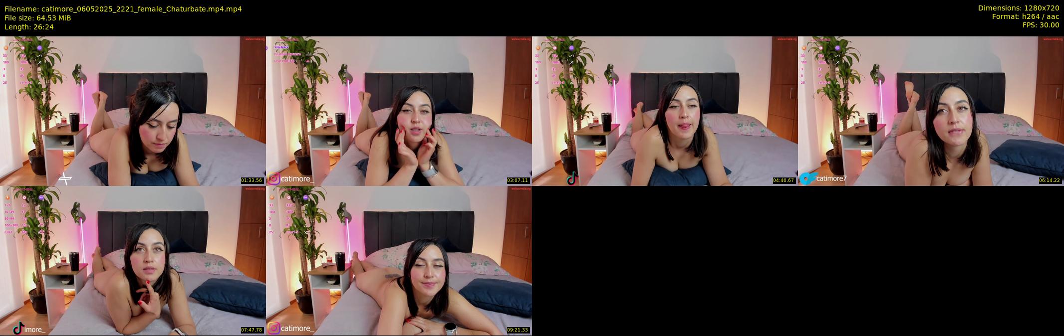 catimore — 27 minute Chaturbate female cam show recording, 720p, May 6, 2025