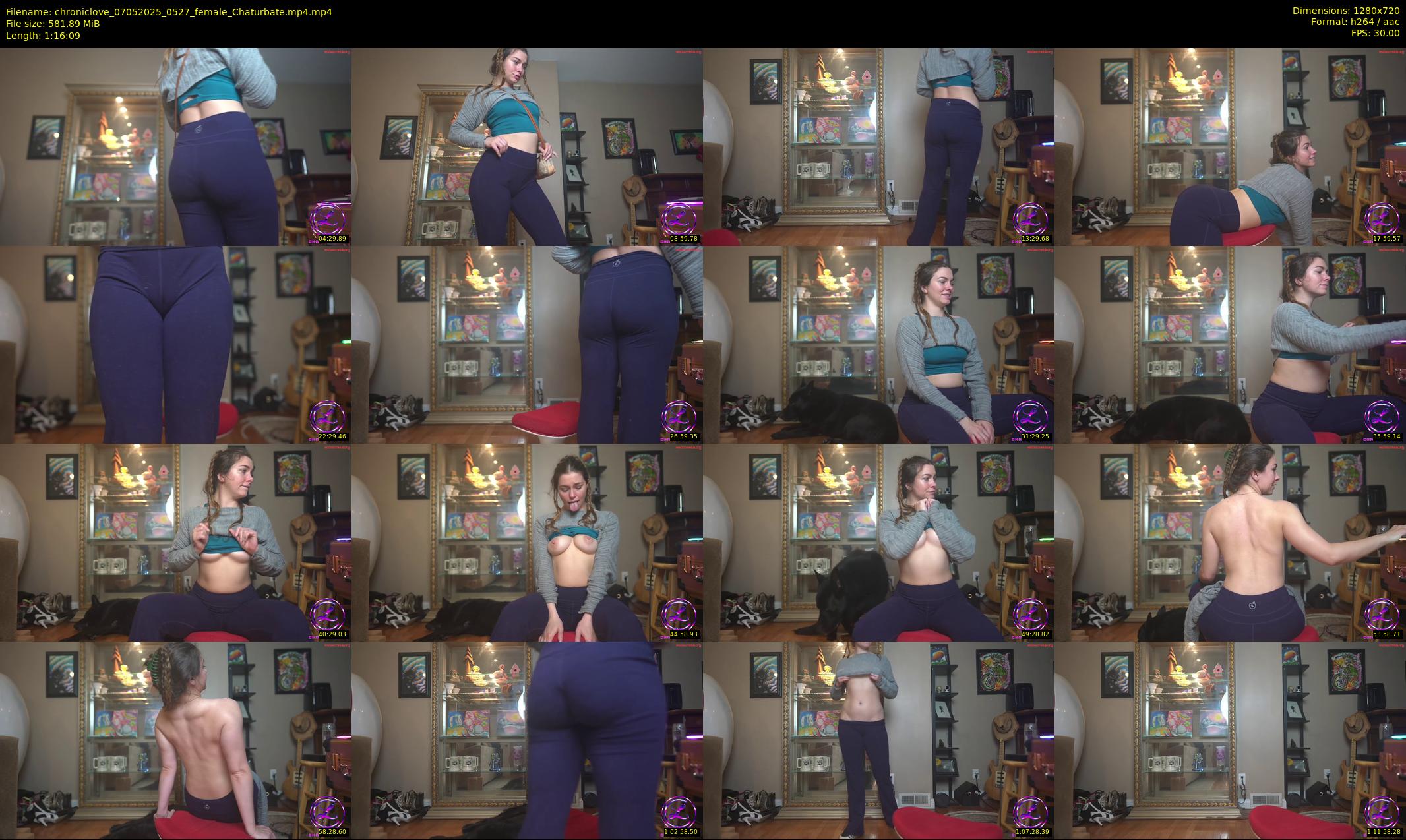 chroniclove — 77 minute Chaturbate female cam show recording, 720p, May 7, 2025