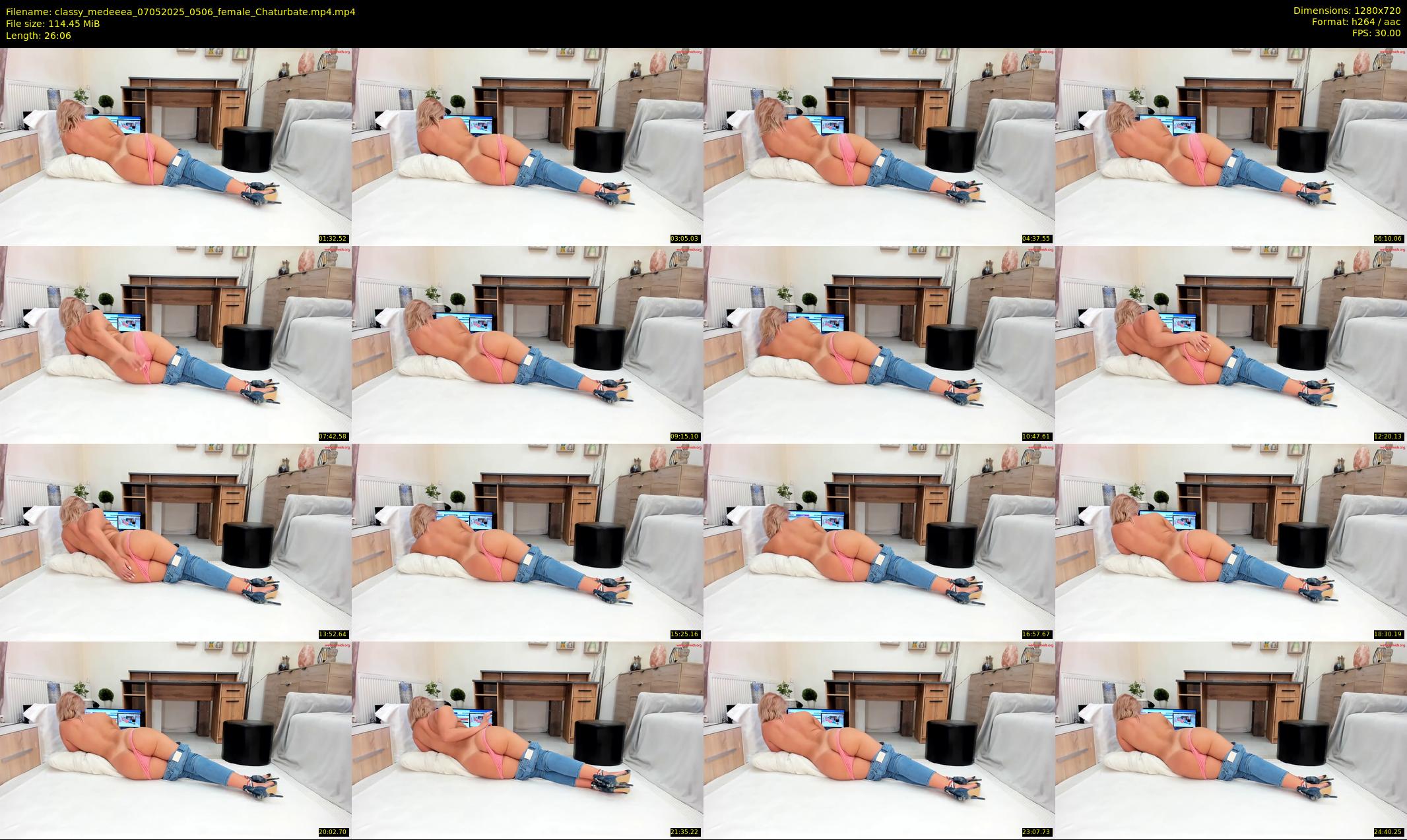 classy_medeeea — 27 minute Chaturbate female cam show recording, 720p, May 7, 2025