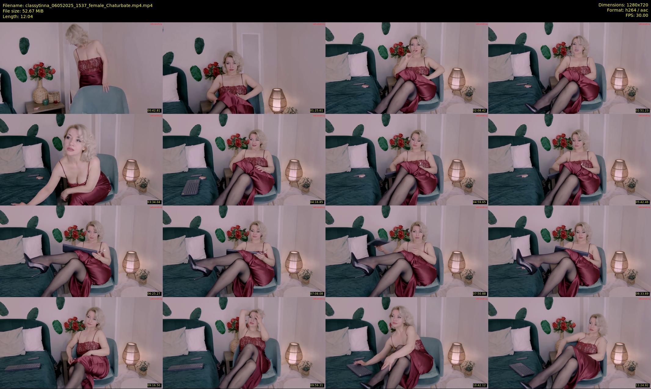classytinna — 13 minute Chaturbate female cam show recording, 720p, May 6, 2025