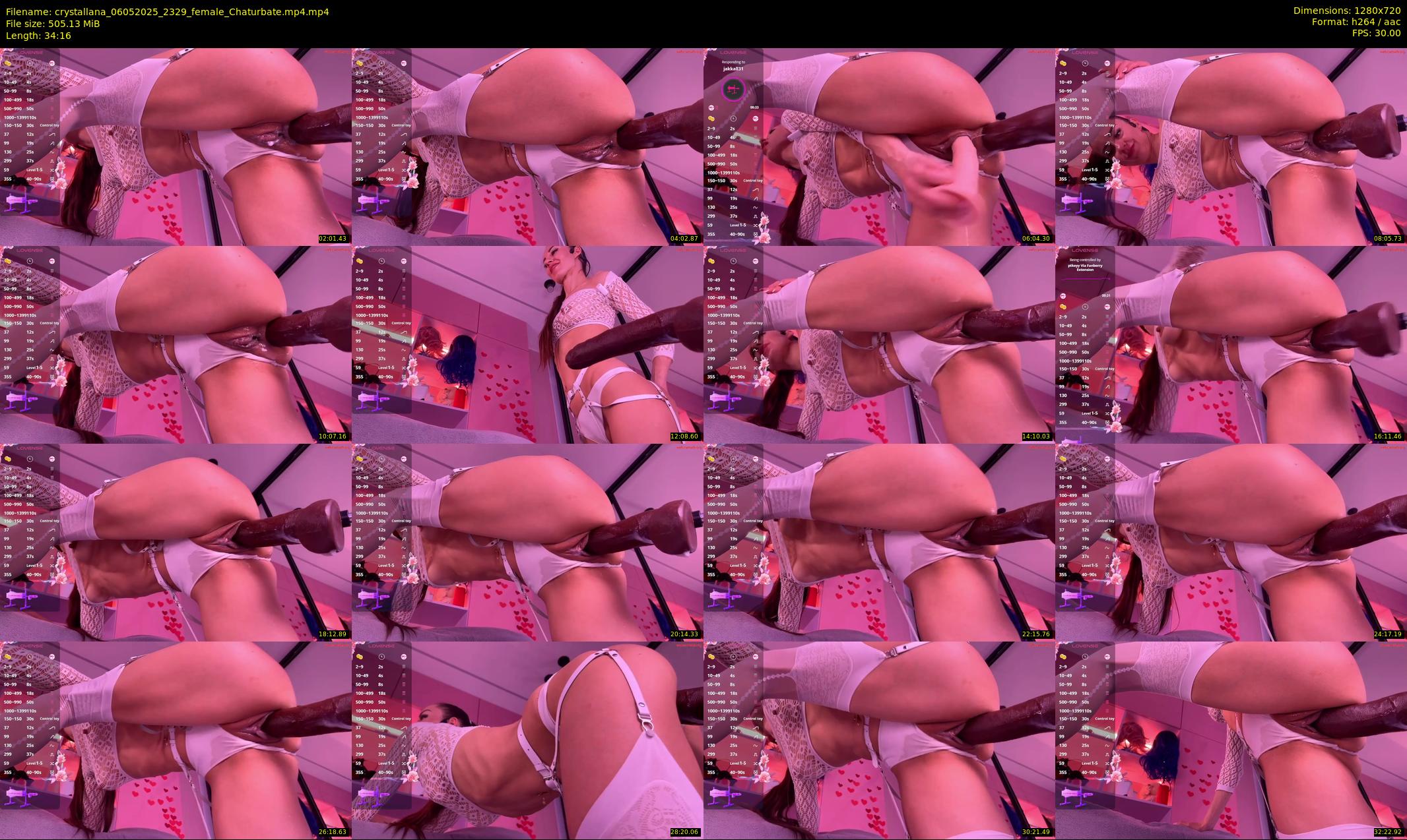 crystallana — 35 minute Chaturbate female cam show recording, 720p, May 6, 2025